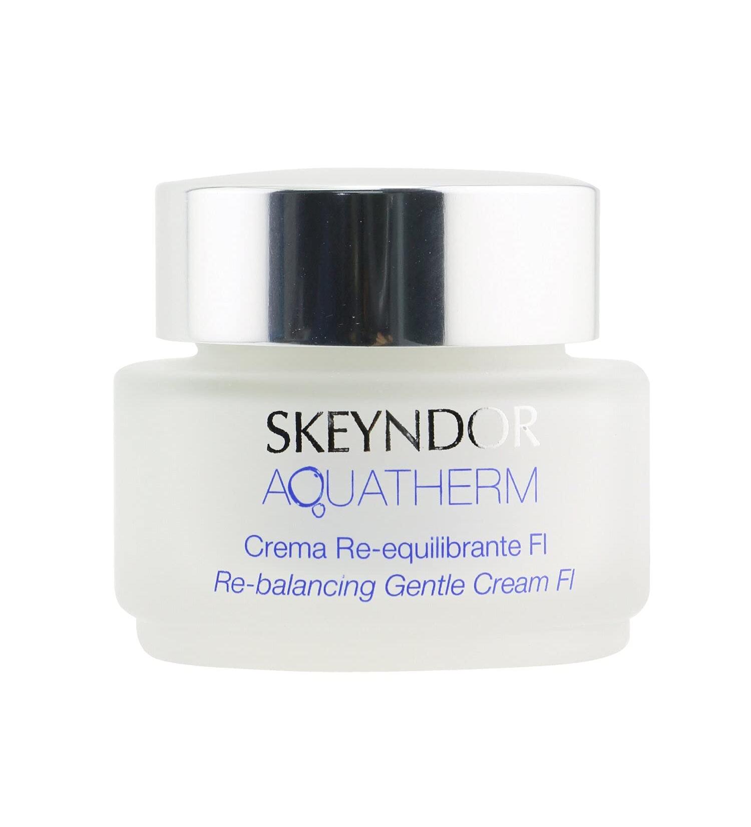 Skeyndor Aquatherm Rebalancing Gentle Facial Cream - 50 ml | Soothing Hydration for Sensitive Skin - International Shipping Available - Buy Online on GoSupps.com