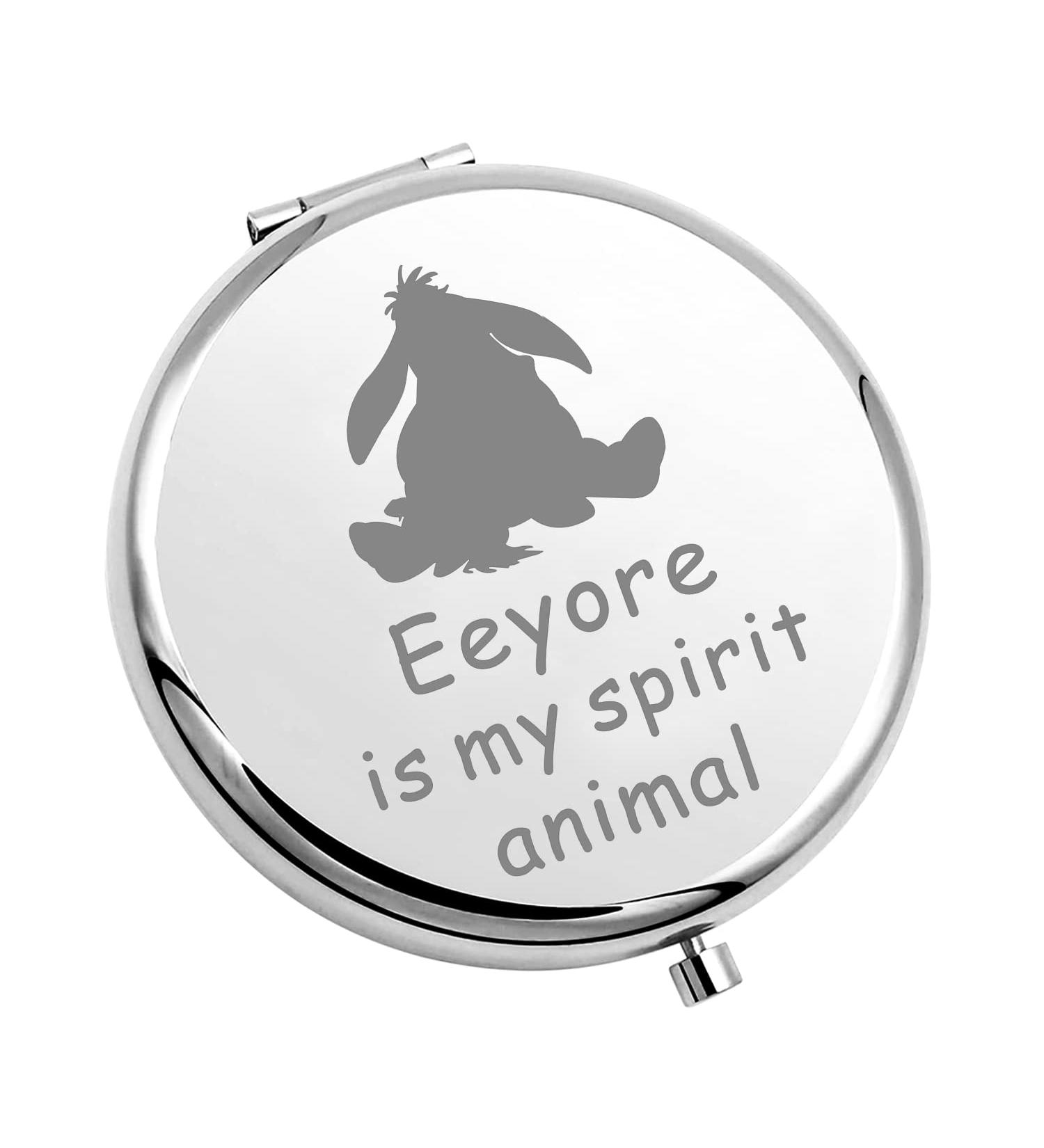 MAOFAED Cartoon Donkey Gift Donkey Lover Donkey Compact Mirror Cartoon Lover Gift Purse Mirror for Girls (eeyor Mirror) - Buy Online on GoSupps.com