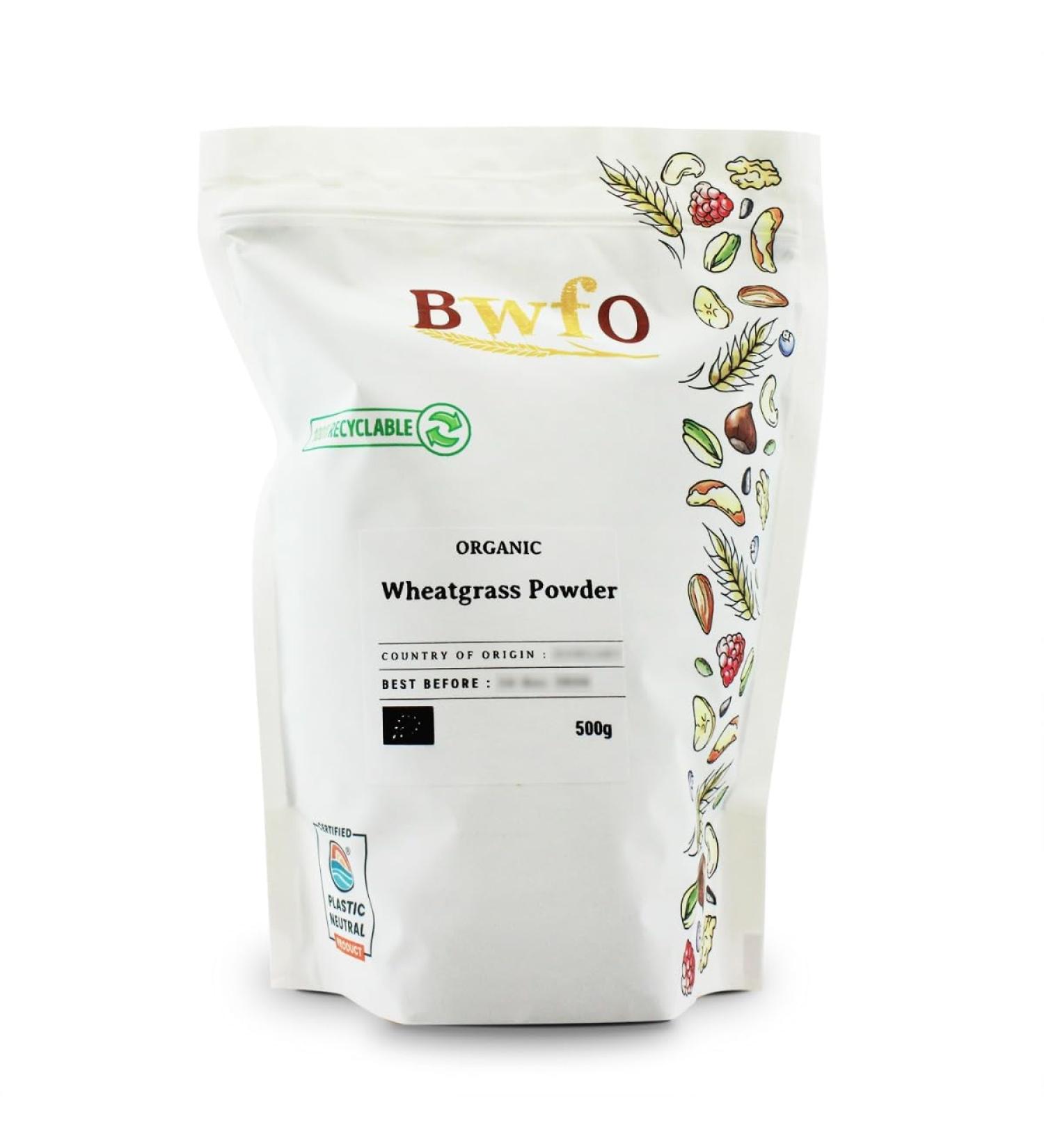 Organic Wheatgrass Powder 500g (BWFO)