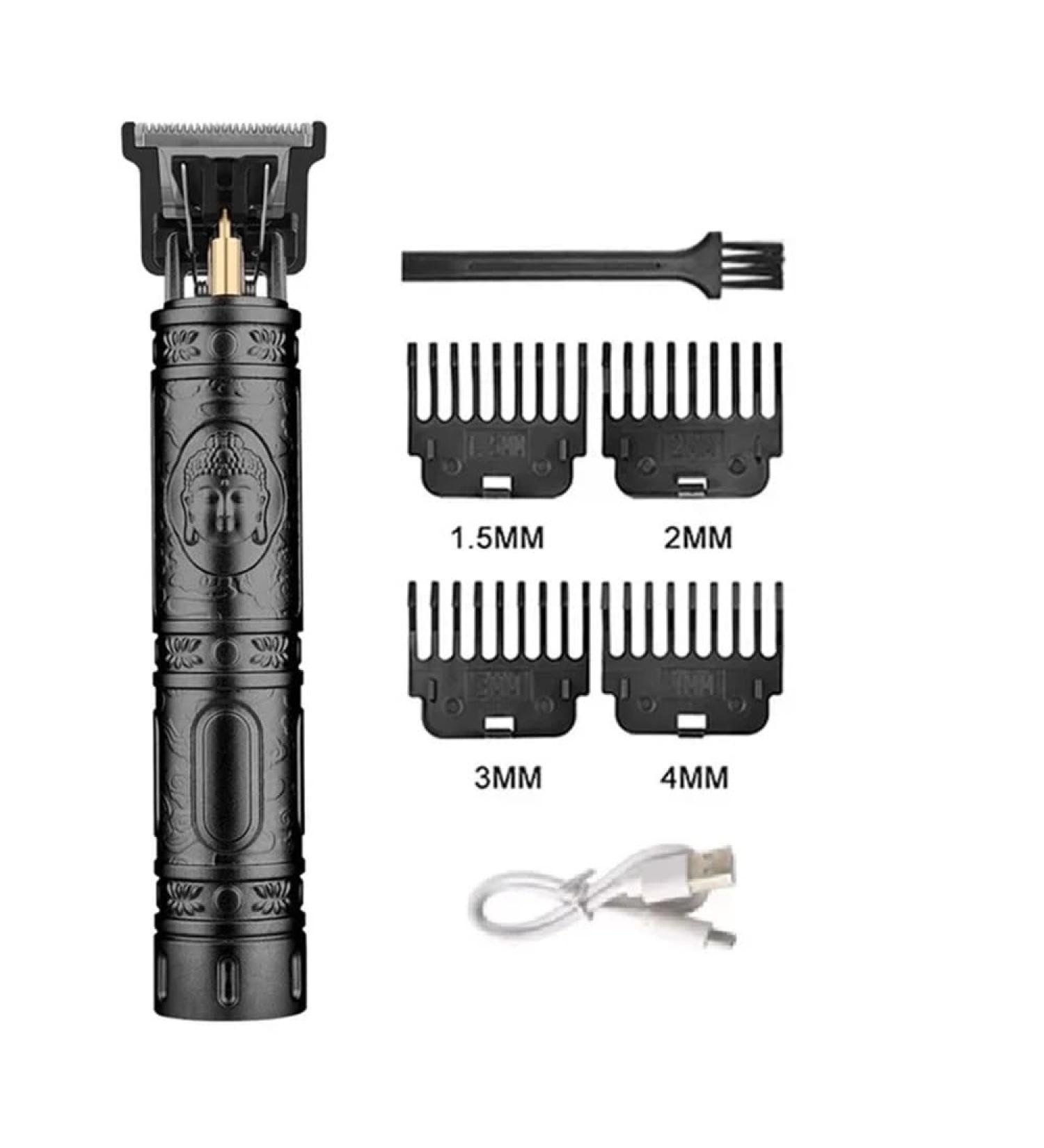 Shop Hot Retro T9 Electric Cordless Hair Clipper - Professional Hair Trimmer for Men (BlackBuddha) | International Shipping - Buy Online on GoSupps.com
