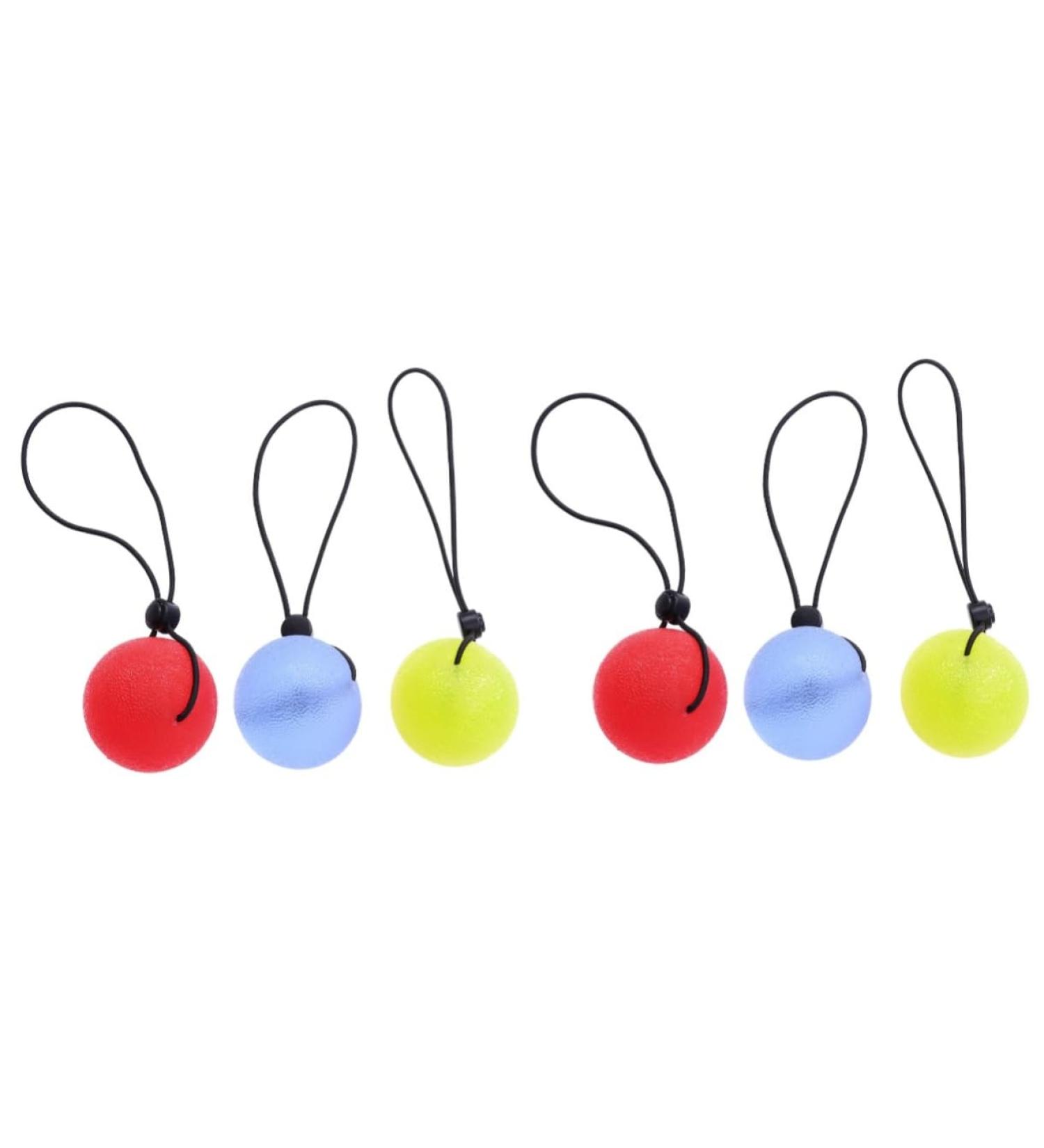 Solustre 6-Piece Fitness Equipment Set | Squeezeball Grip Strengthening & Hand Therapy Tools for Wrist Training - Buy Online on GoSupps.com
