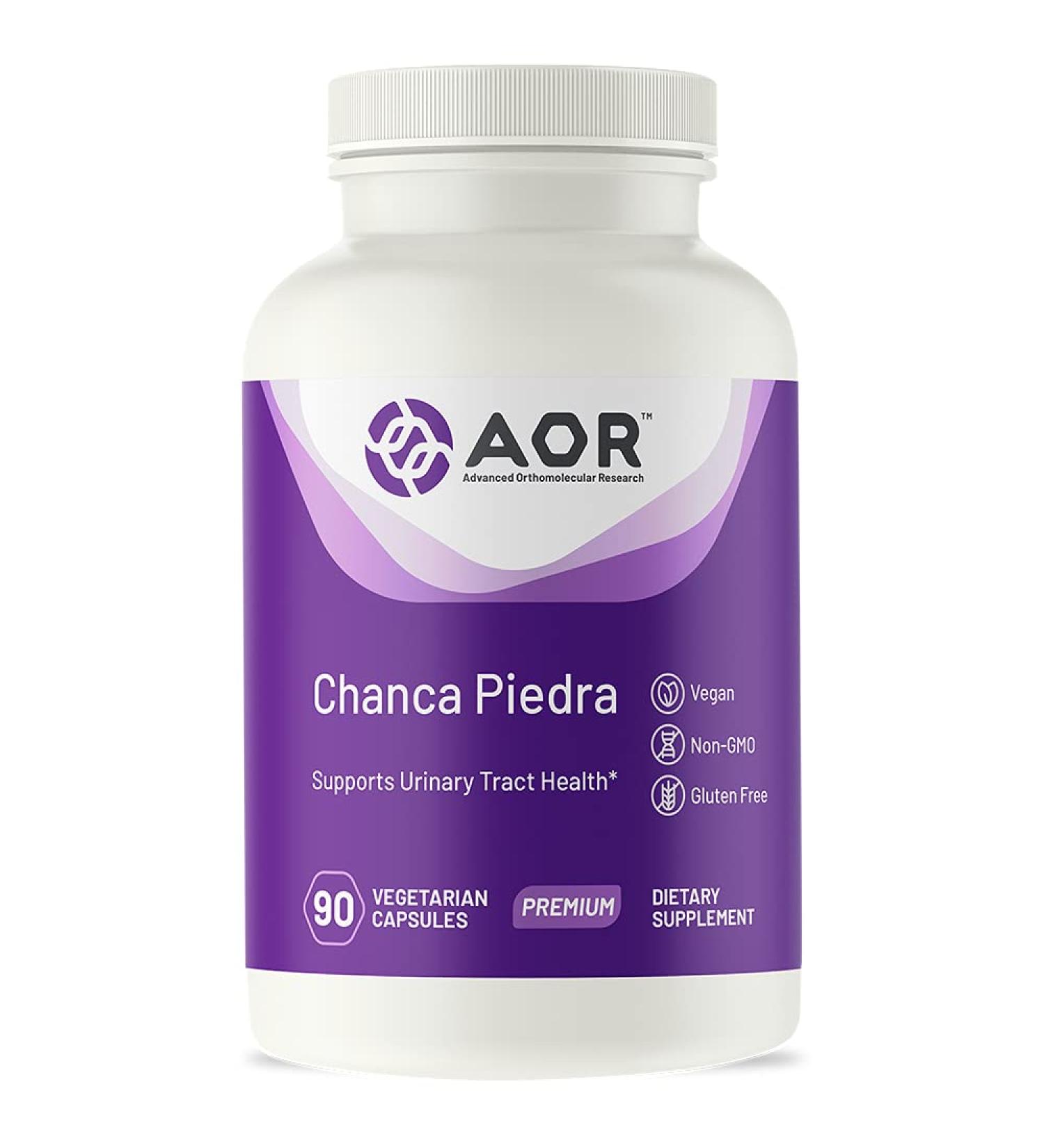 Chanca Piedra 90 Veg Capsules | Advanced Orthomolecular Research AOR - Natural Support for Kidney Health - Buy Online on GoSupps.com