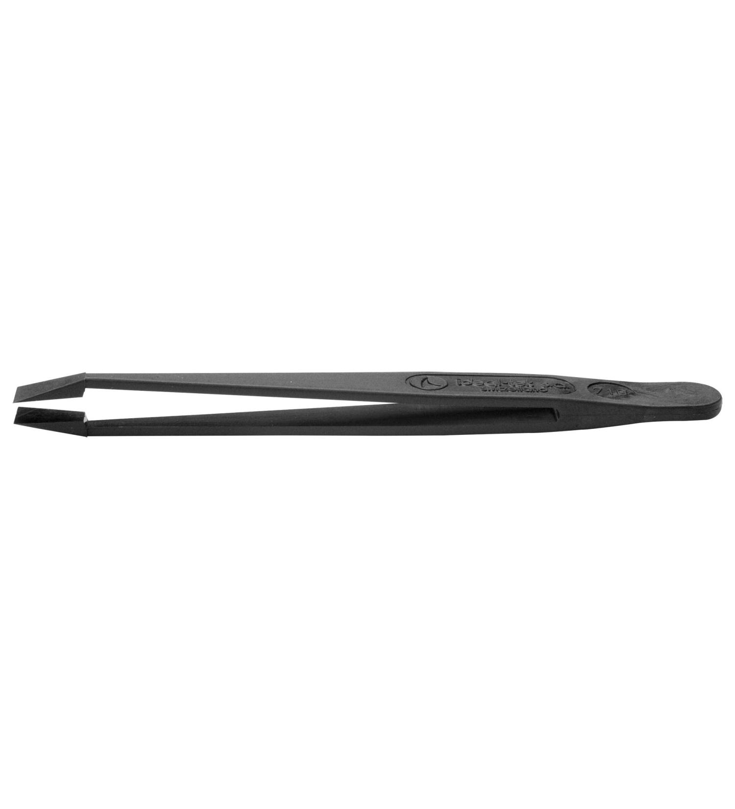 Tweezers curved/flat 115 mm tweezers and replacement tips 1 piece 710.CF