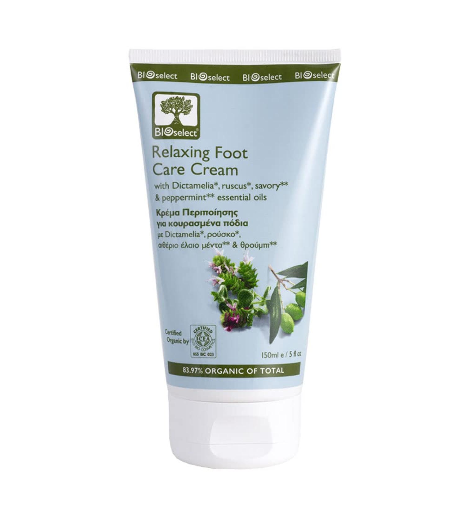 Bioselect Relaxing Foot Cream 150ml - Soothing Relief for Tired Feet | International Shipping Available - Buy Online on GoSupps.com