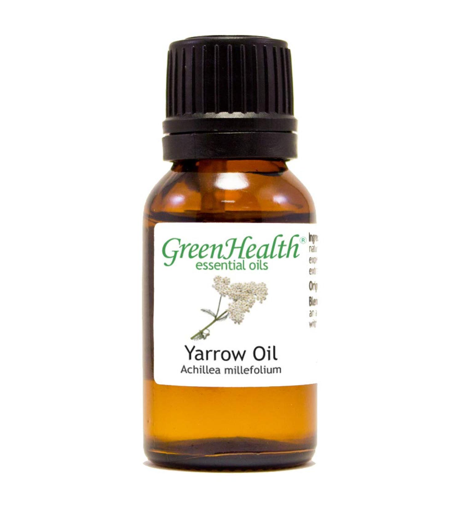 15 ml - Yarrow Essential Oil - 100% Pure Undiluted Therapeutic Grade - Buy Online on GoSupps.com