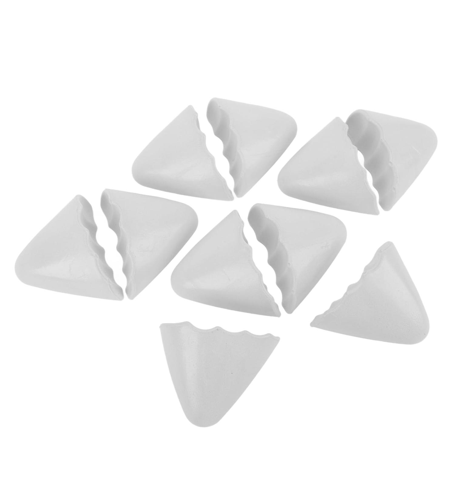 5 Pairs Toe Inserts - Soft PU Foam Fillers for Big Loose Half Size Shoes - Versatile Grey Toe Support - Buy Online on GoSupps.com