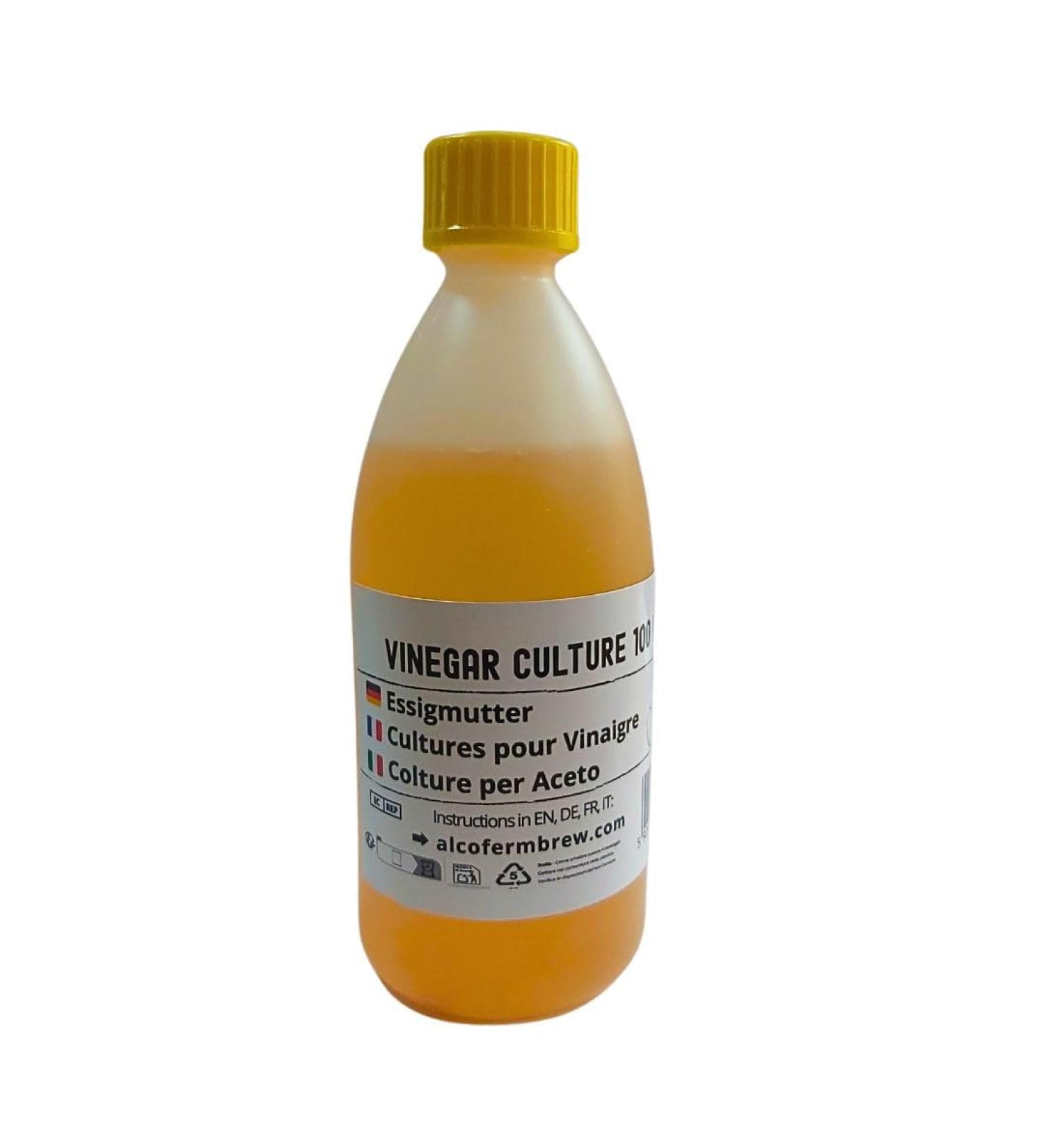 AlcoFermBrew Vinegar Bacterial Culture 100 ml Make your own Vinegar at Home Natural Fermentation For Up to 50L Vinegar - Buy Online on GoSupps.com