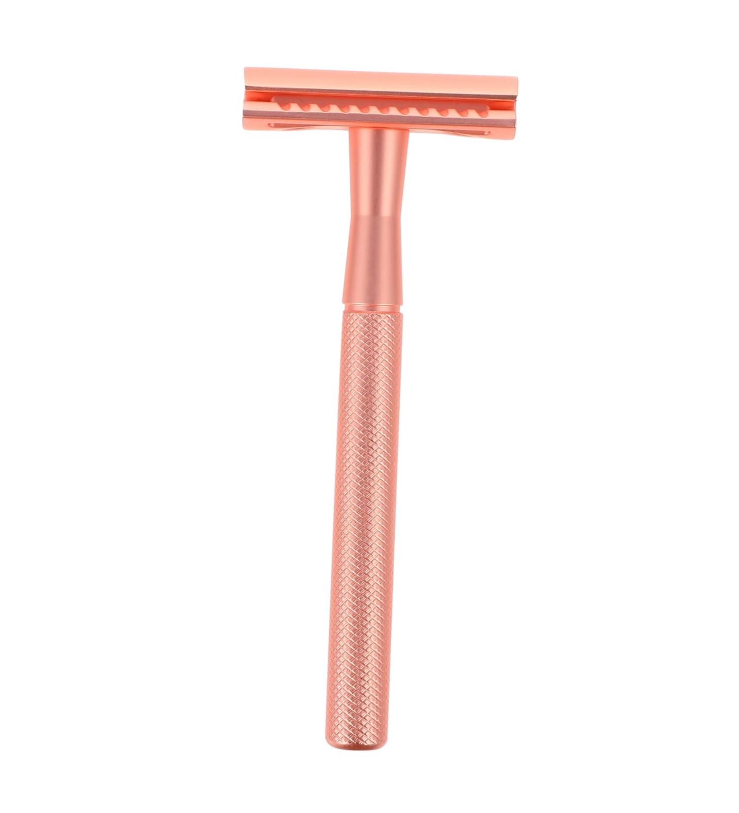 Frcolor 5 Manual Lady Razor - Women's Double-Edged Shaver with Zinc Alloy Head | Wet & Old-Fashioned Design for Smooth Shaving - Buy Online on GoSupps.com