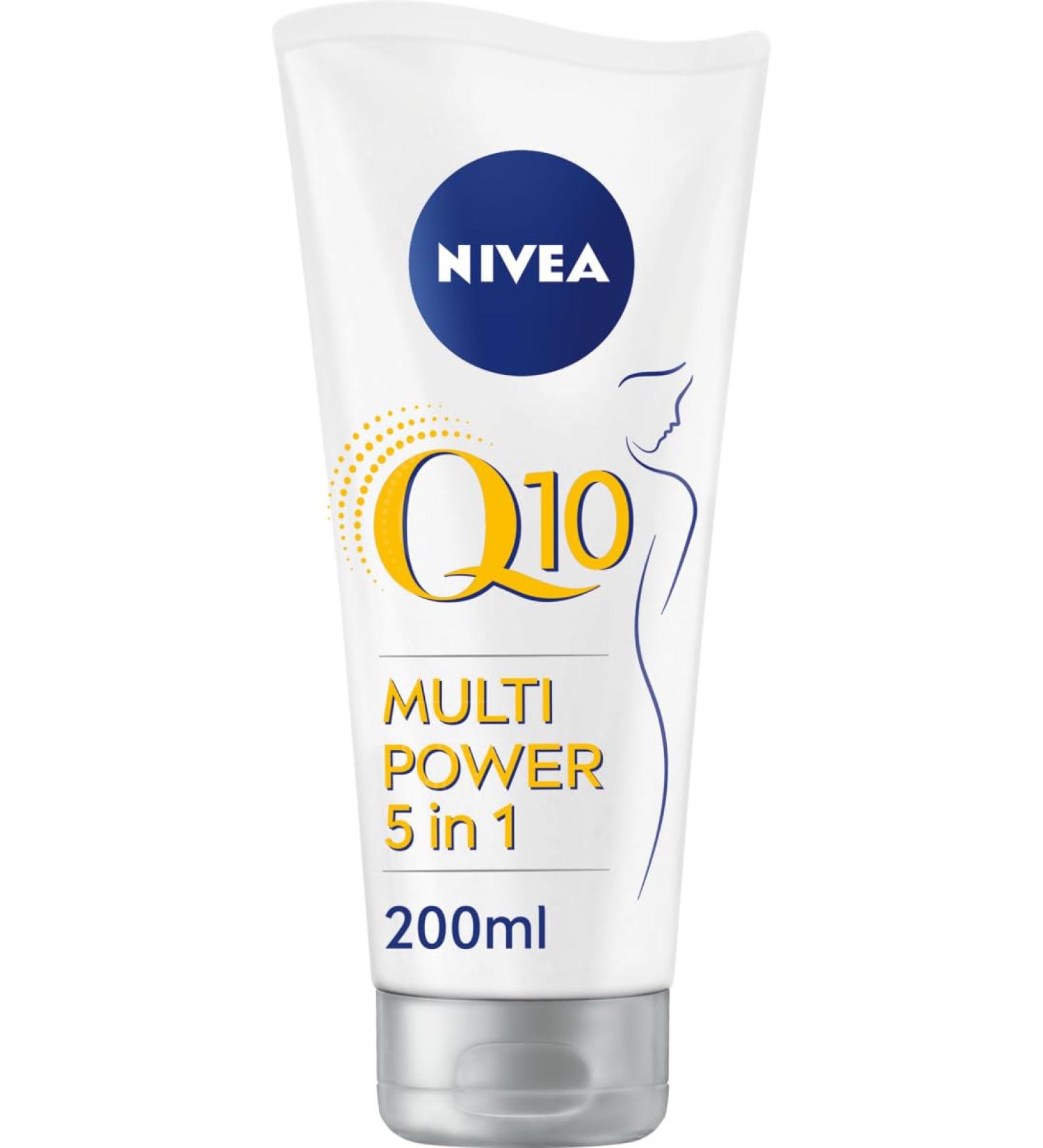 Beiersdorf AG NIVEA Q10 5in1 Firming AntiCellulite Gel Body Cream Firms the skin in 2 weeks and Reduces Cellulite Gel with Lotus Extract Body care 200 ml - Buy Online on GoSupps.com