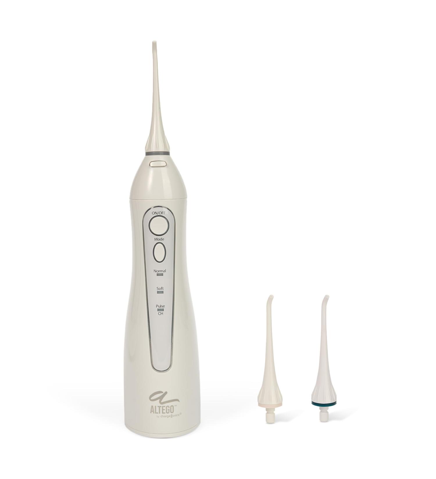 Altego Portable Water Flosser - Cordless Dental Oral Irrigator for Teeth Cleaning Braces & Bridges | Waterproof Rechargeable 3 Modes | 150ml Travel Tank - Buy Online on GoSupps.com