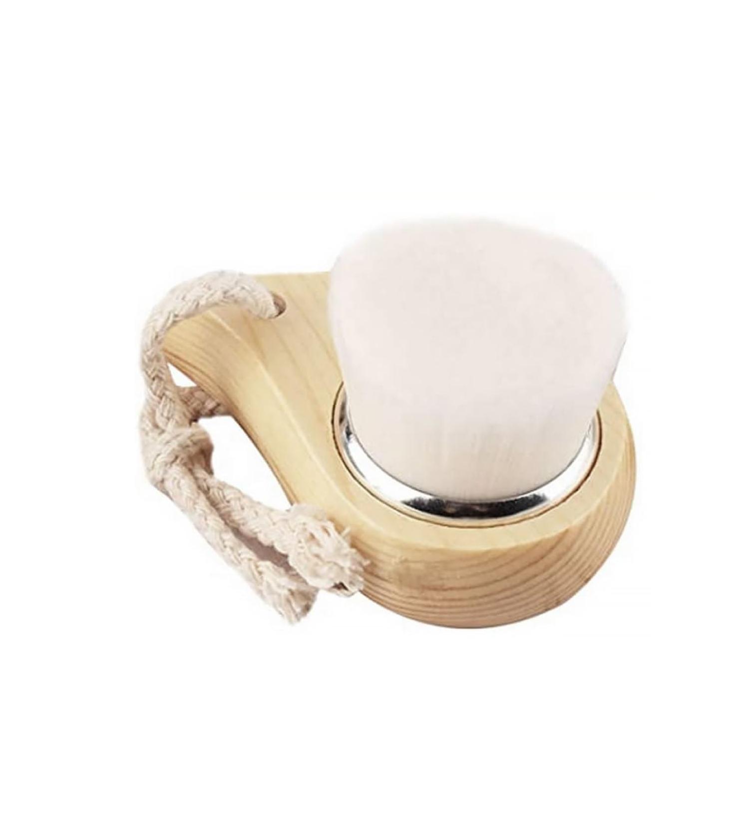 Shop Facial Cleanser Brush with Wood Handle | Soft Bristle Face Care Tool for Men & Women - Best Quality International Shipping - Buy Online on GoSupps.com