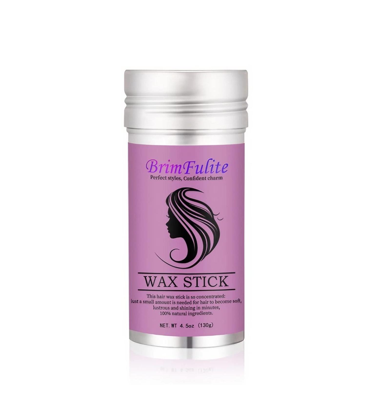 BrimFulite Hair Wax Stick - Non-Greasy Slick Hair Pomade Stick with Strong Hold for Flyaways & Taming Hair - 24-Hour Gel Stick (1 PC) 2.70 Ounce - Buy Online on GoSupps.com