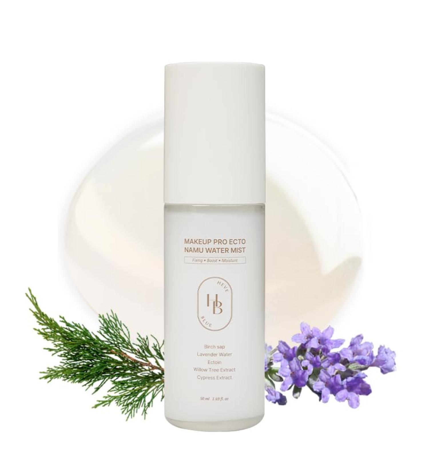 HEVEBLUE Makeup Pro Ecto Namu Water Mist - Sensitive Skin Korean Skincare Vegan Makeup Fixer Facial Spray Hydro Fitting Skin Boosting Moisturizing Calming Skin Conditioning Hypoallergenic - Buy Online on GoSupps.com