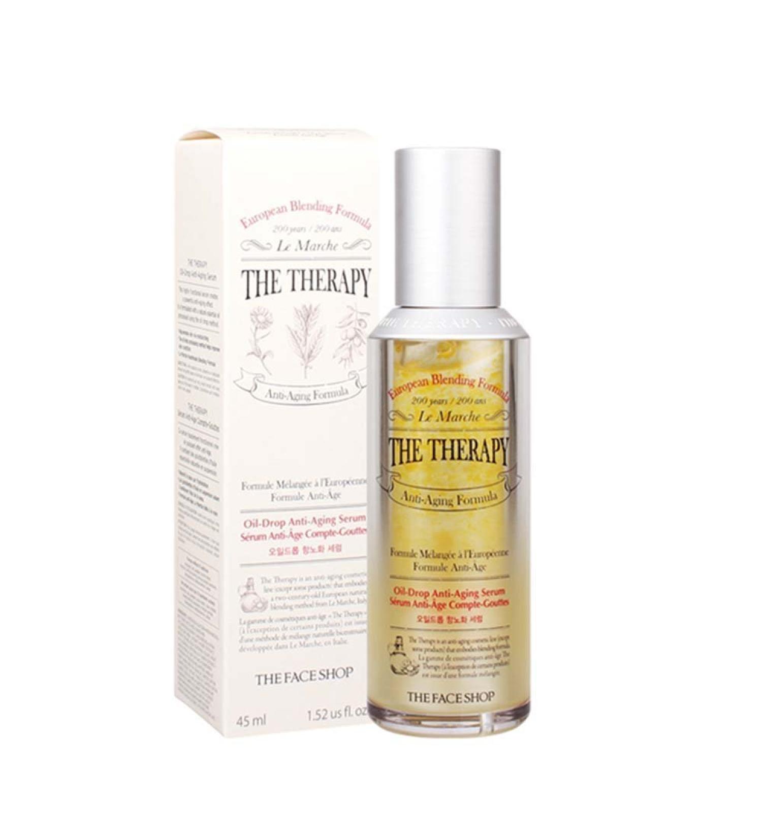 The Face Shop The Therapy Oil-Drop Anti-Aging Serum 45ml by TheFaceShop