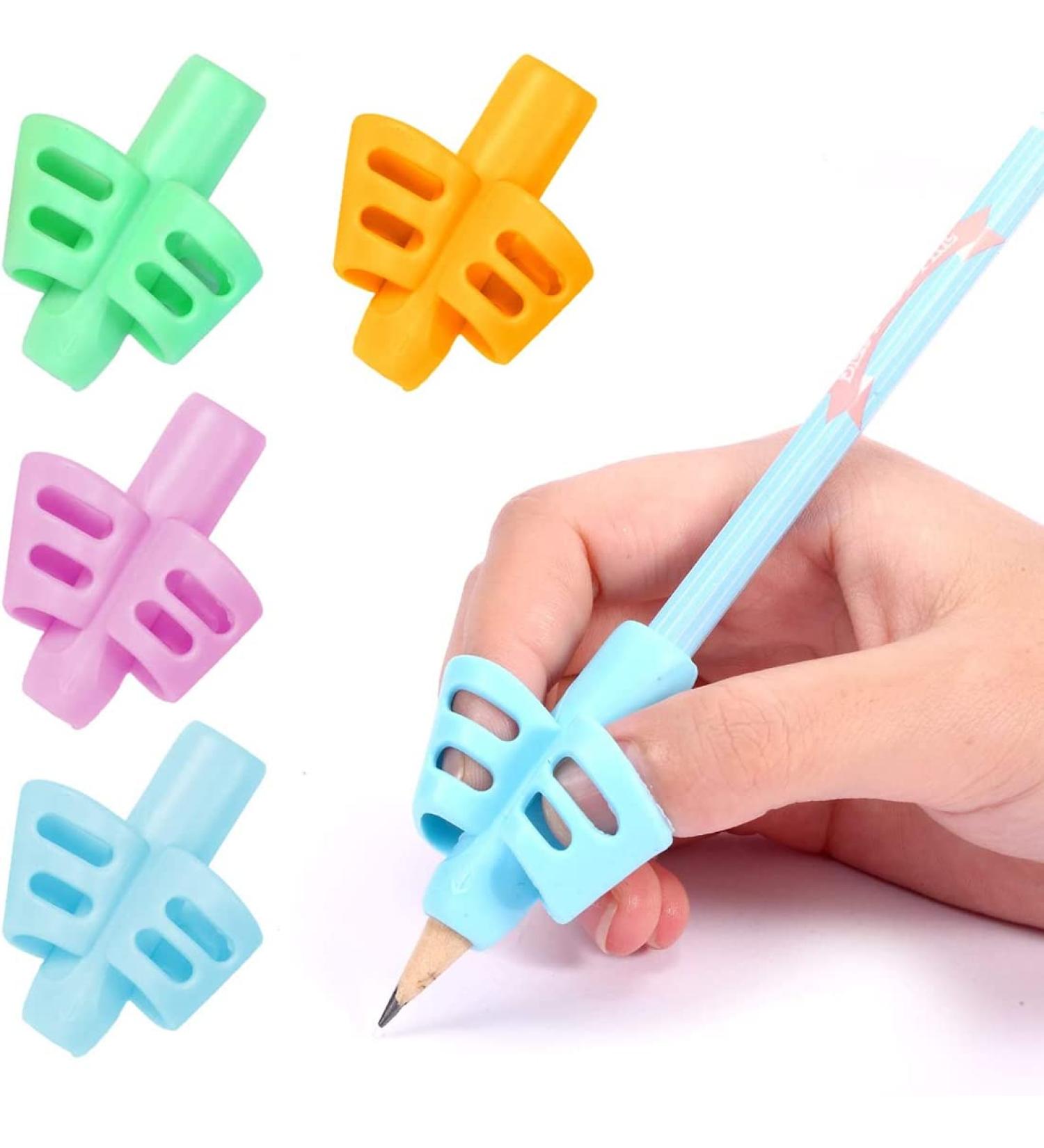Buy CWED 5 Pack Kids Pencil Holder - Silicone Handwriting Aid Grip Set for Posture Correction - International Shipping Available - Buy Online on GoSupps.com