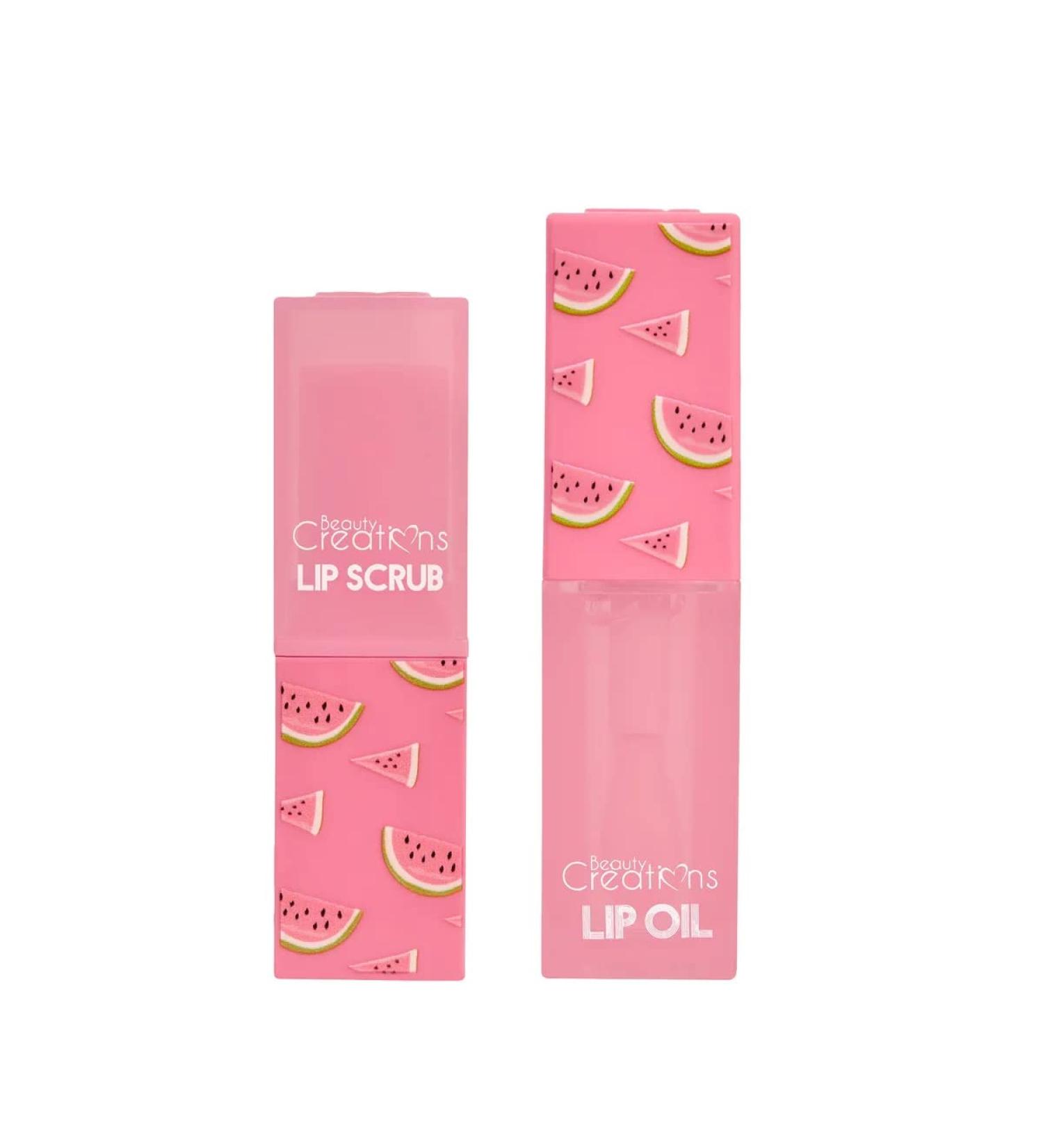 Watermelon Lip Care Scrub & Oil Duo Nourishing Hydration for Soft Lips | International Shipping - Buy Online on GoSupps.com