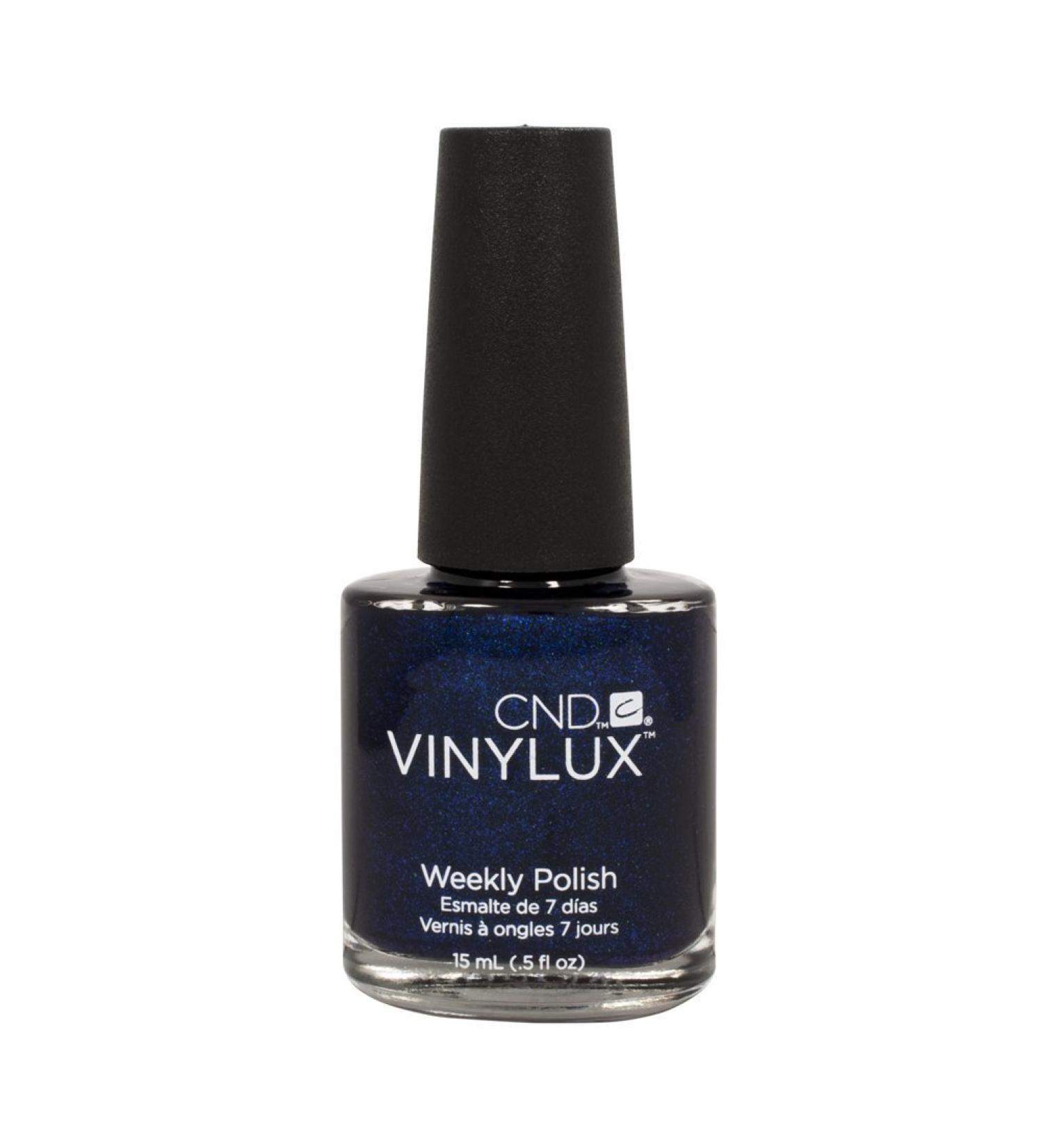 Cnd cosmetics 131 Cnd Vinylux Midnight Swim Weekly Polish Coat Nail Dark Blue Color 0.5Oz