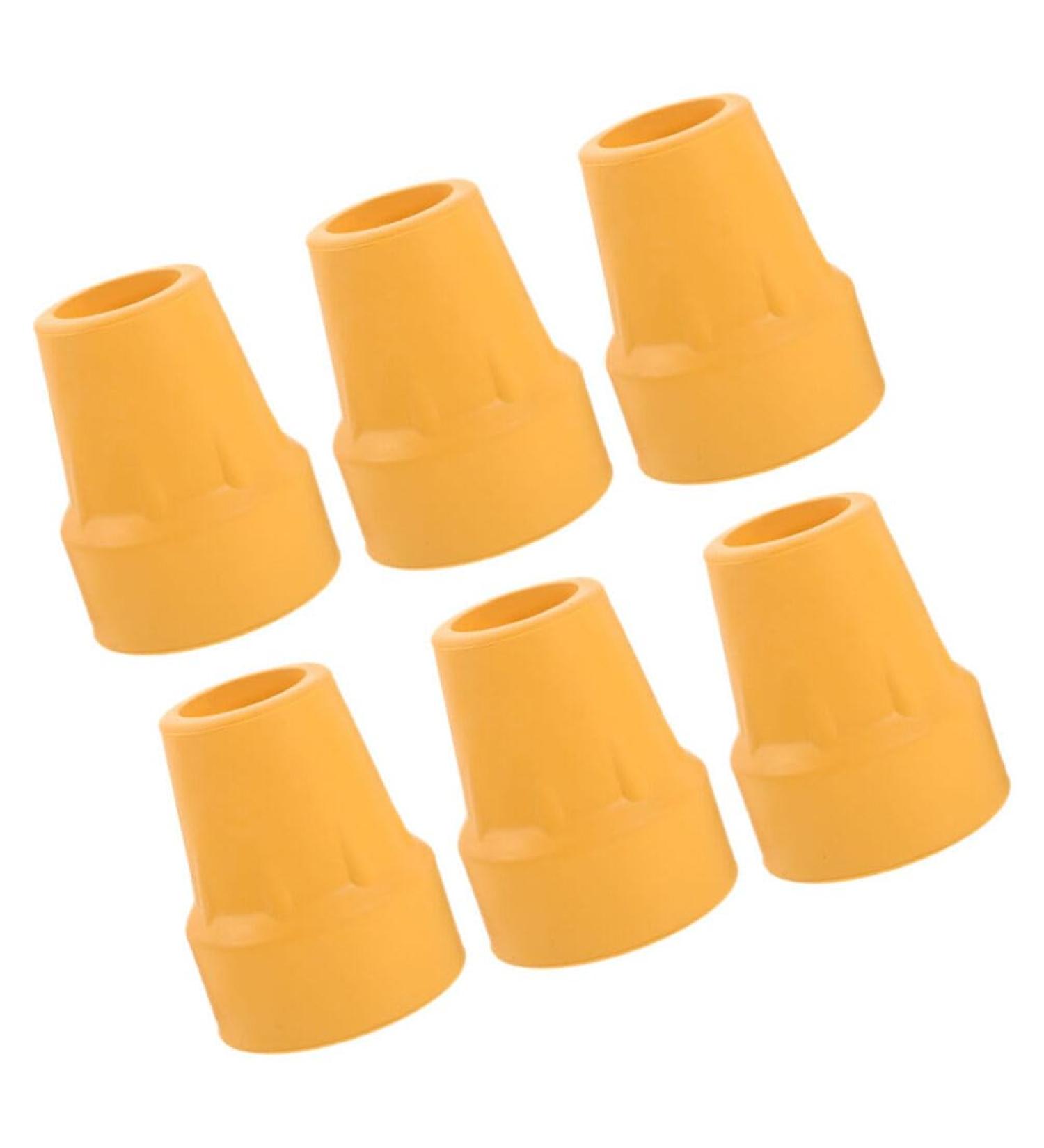 Baluue 6pcs Walking Stick Tips Replacement Trekking Pole Tips Hiking Pole Tips Cane Sticks Tips Protectors - Buy Online on GoSupps.com