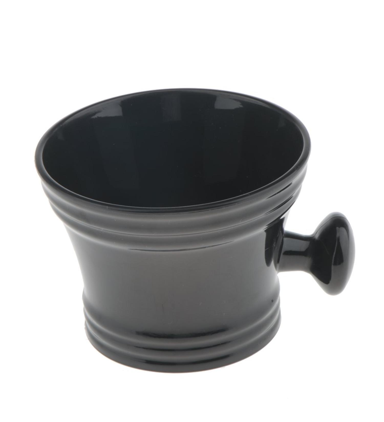 Premium Black Shaving Mug & Bowl Set - Ideal for Perfect Shaving Soap Lathering | Buy Internationally - Buy Online on GoSupps.com