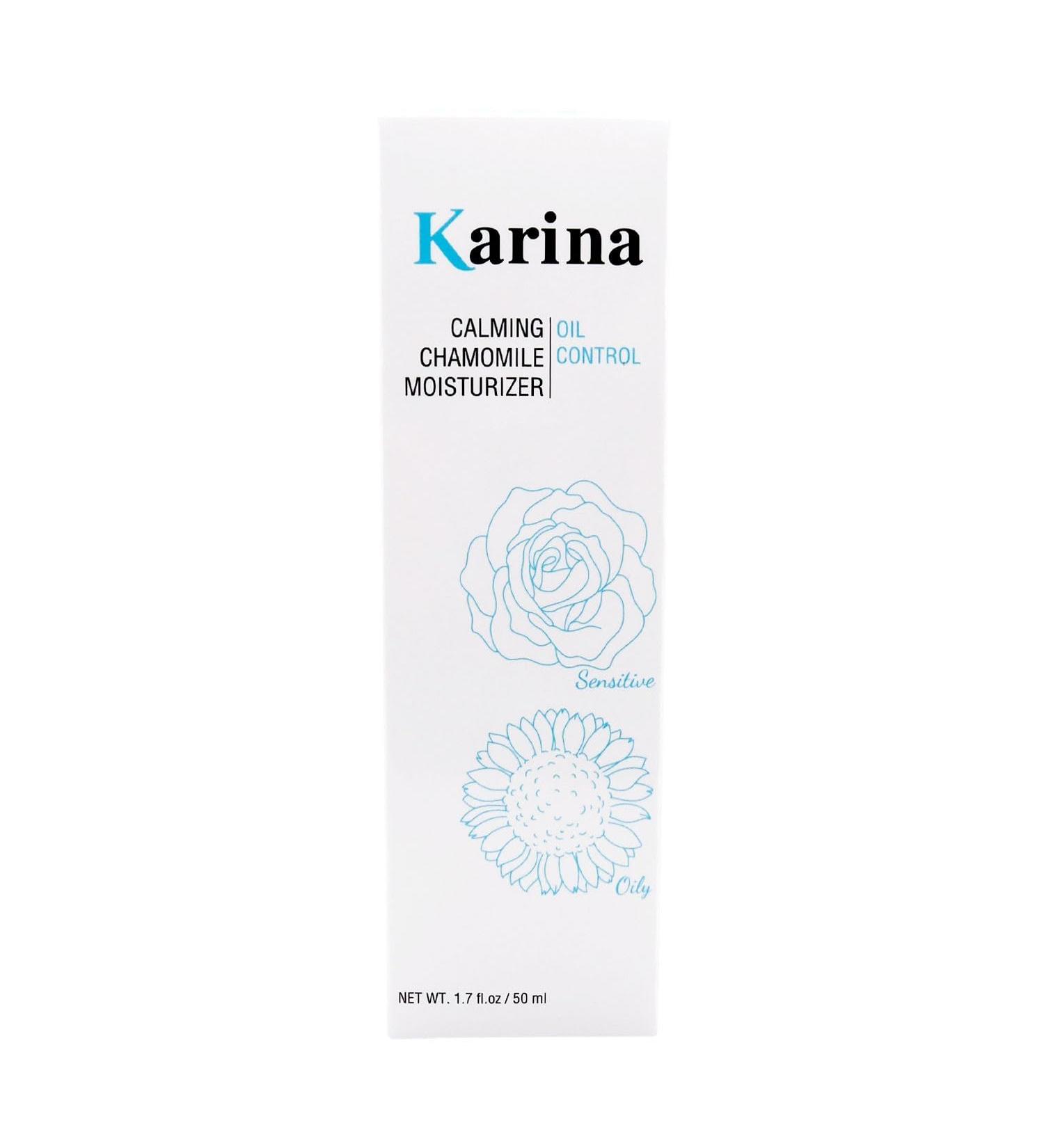 Karina Calming Chamomile Oil Free Moisturizer 1.7 oz - Soothing Hydration for All Skin Types - International Shipping Available - Buy Online on GoSupps.com