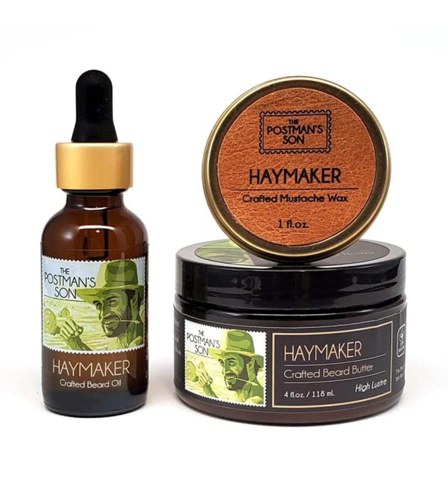 HAYMAKER Beard Butter Grooming Set | Premium International Shipping | Best Beard Care Products - Buy Online on GoSupps.com