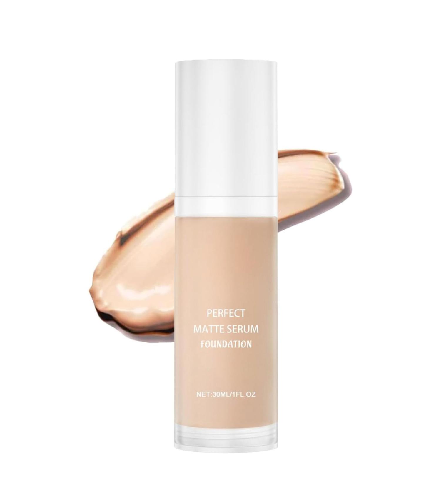 Age Defying Foundation Perfect Matte Serum Foundation Foundation Serum for Women Anti-Aging Serum Foundation Light Transparent Coverage Face Sunscreen (1pc 30ml) - Buy Online on GoSupps.com