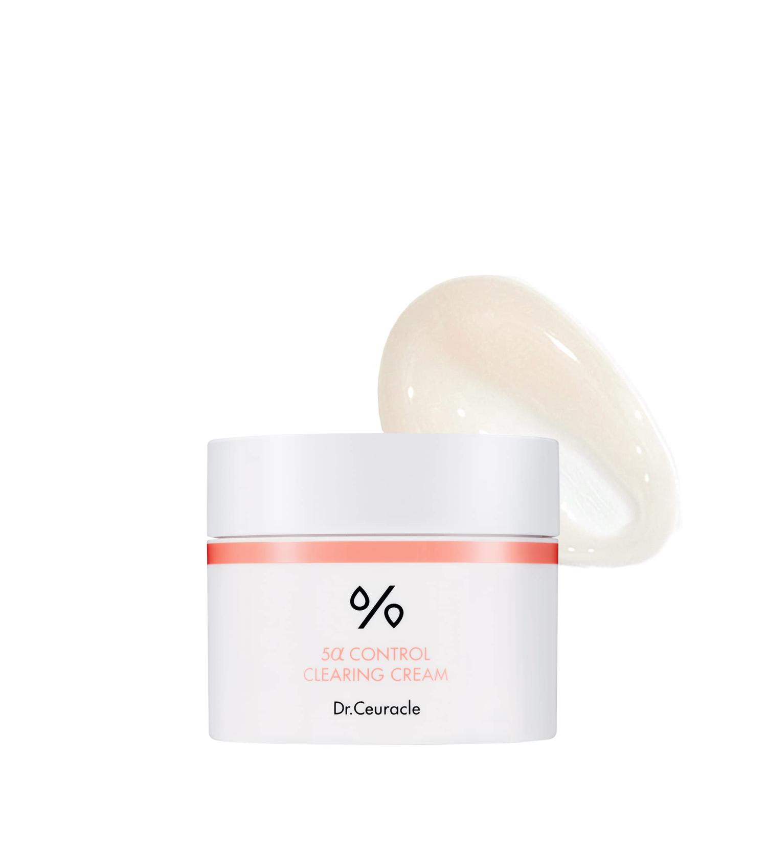 Leegeehaam Dr.Ceuracle 5 Alpha Clearing Cream - Pimple Moisturizer for Oily & Sensitive Skin | 1.76 oz (50g) - International Shipping Available - Buy Online on GoSupps.com