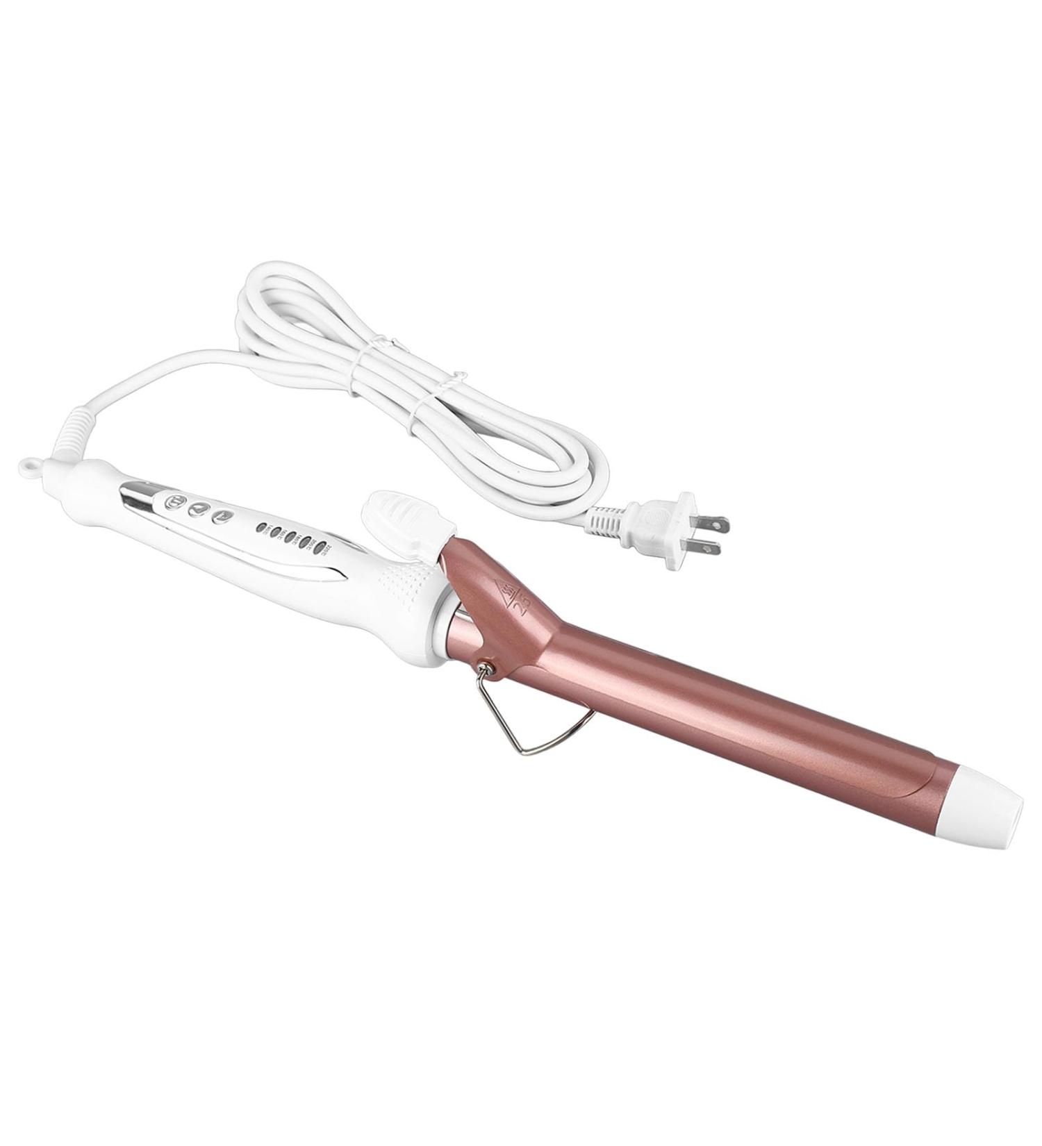 Rosvola Hair Curling Wand Adjustable Temperature Curling Iron Portable Multifunctional for Home Travel (Rose Gold) - Buy Online on GoSupps.com