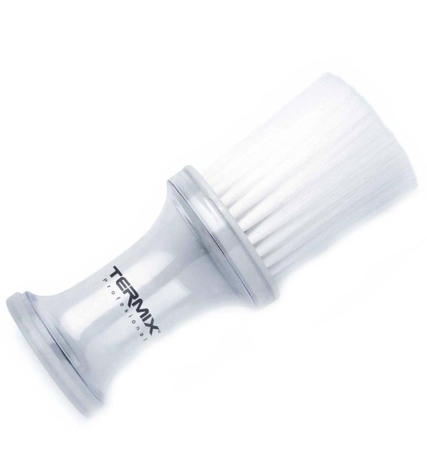 Termix Professional Talk Brush - Neck Cleaning Brush with Soft Fibers for Hairdressing Salons | Transparent & White Fiber Design - Buy Online on GoSupps.com