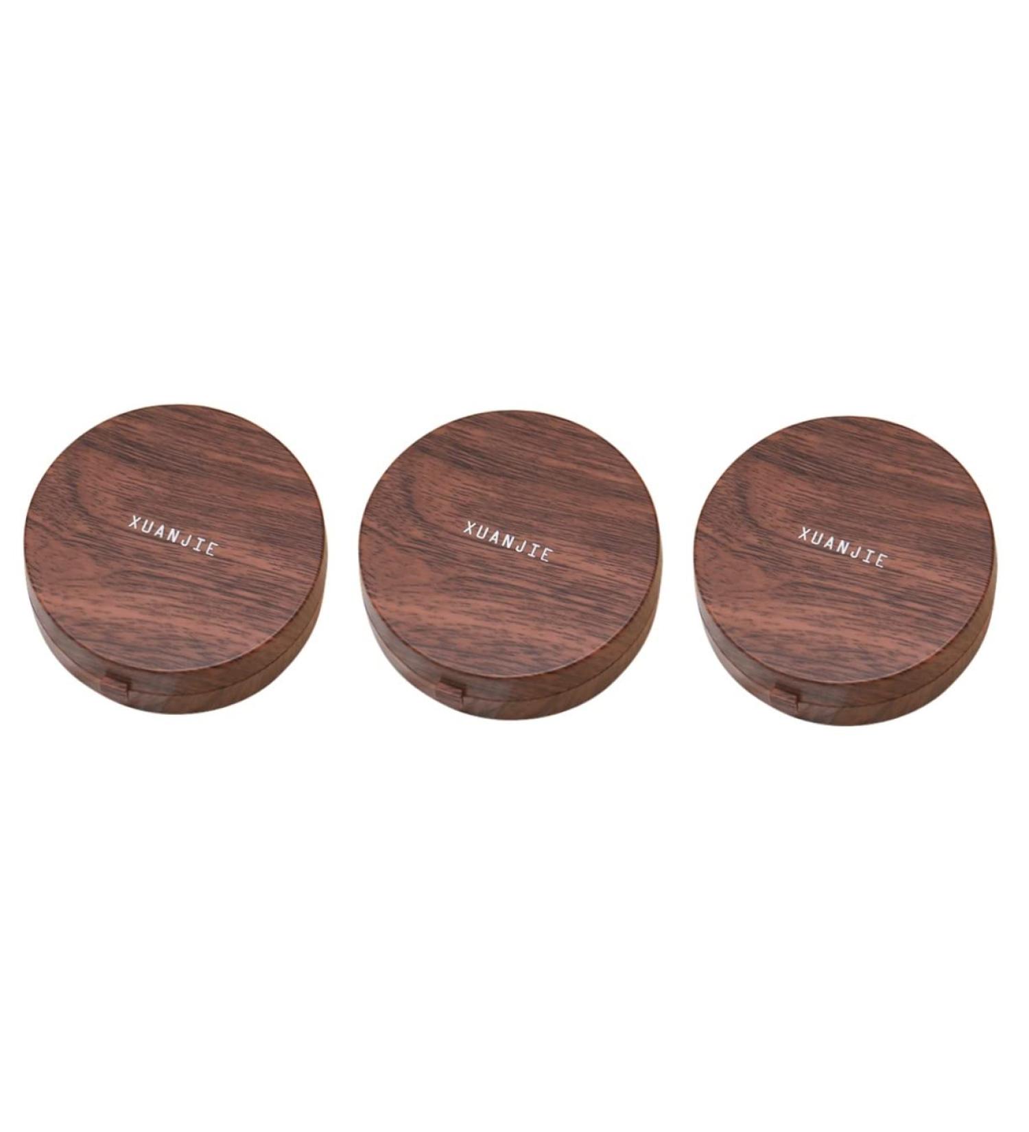 Solustrie Contact Lens Organizer - Bamboo Travel Set Stylish Storage Case for Lenses - Perfect for On-the-Go Lens Care - Buy Online on GoSupps.com