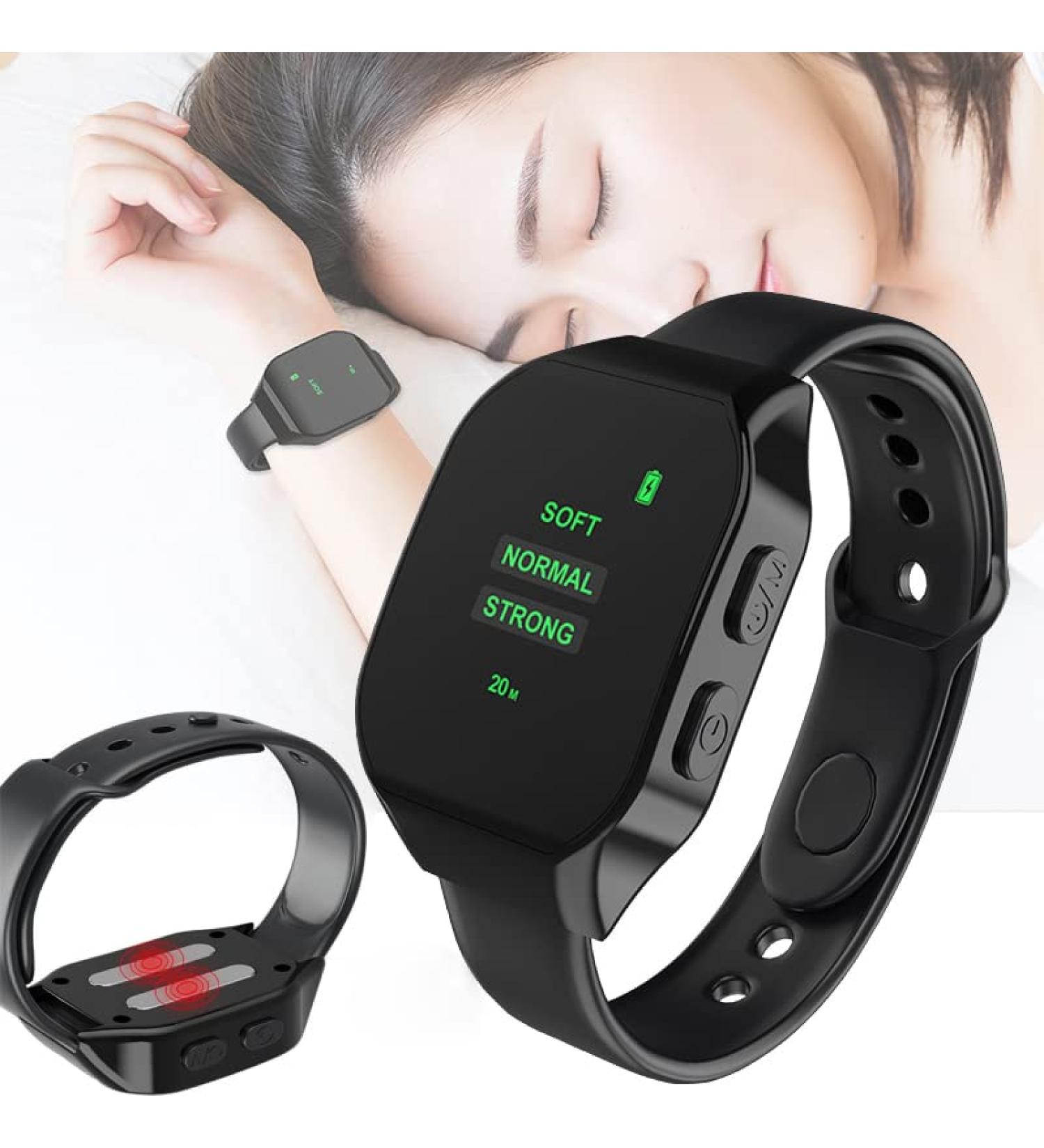 Sleep Aid Wristband Watch - Microcurrent Pulse Device for Fast Sleep Relief & Stress Relaxation - Black - 99 Count - Buy Online on GoSupps.com
