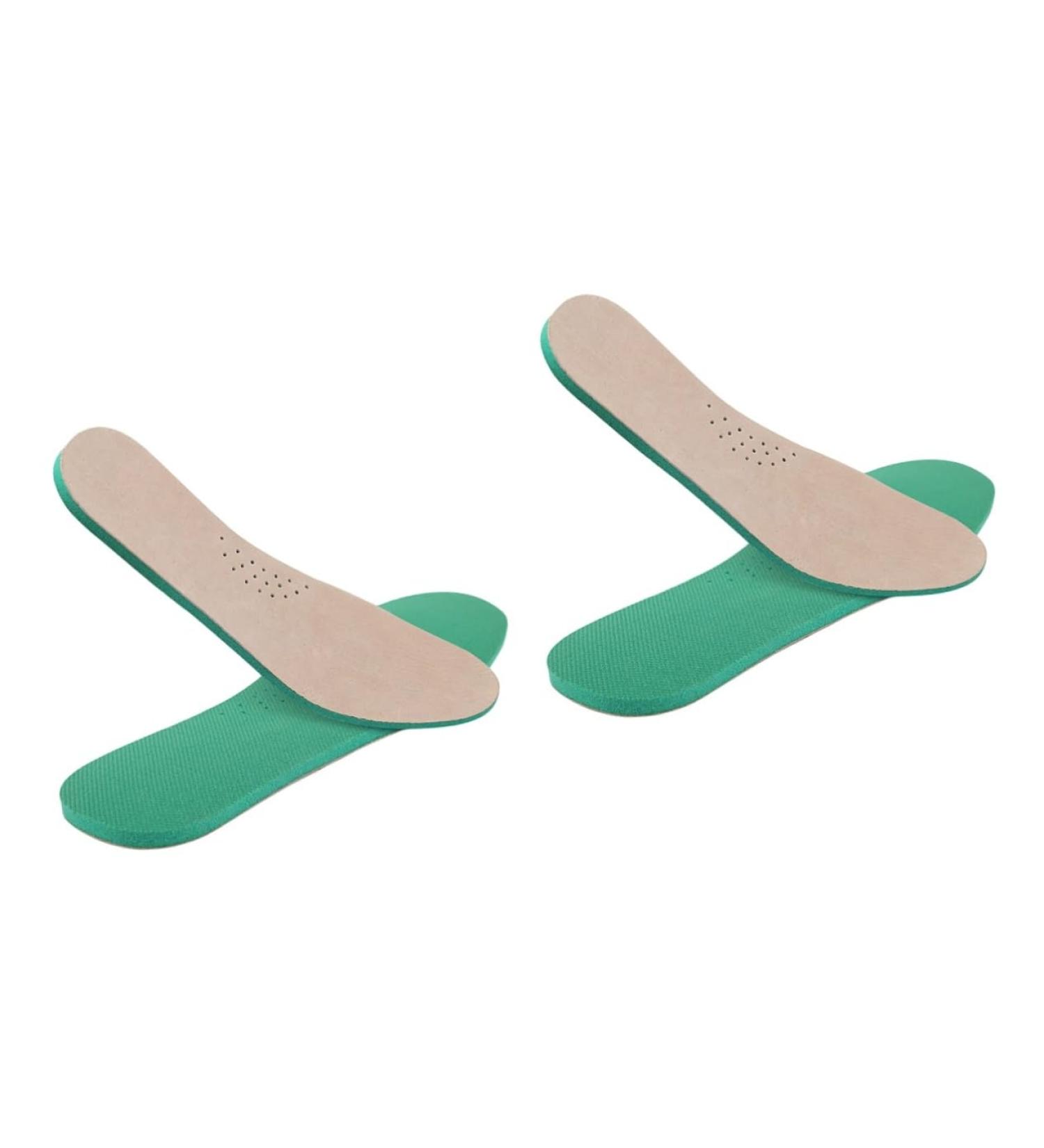 Buy 2 Pairs Breathable Pigskin Insoles - Shock Absorbing Leather Insoles for Sports & Everyday Use - Buy Online on GoSupps.com