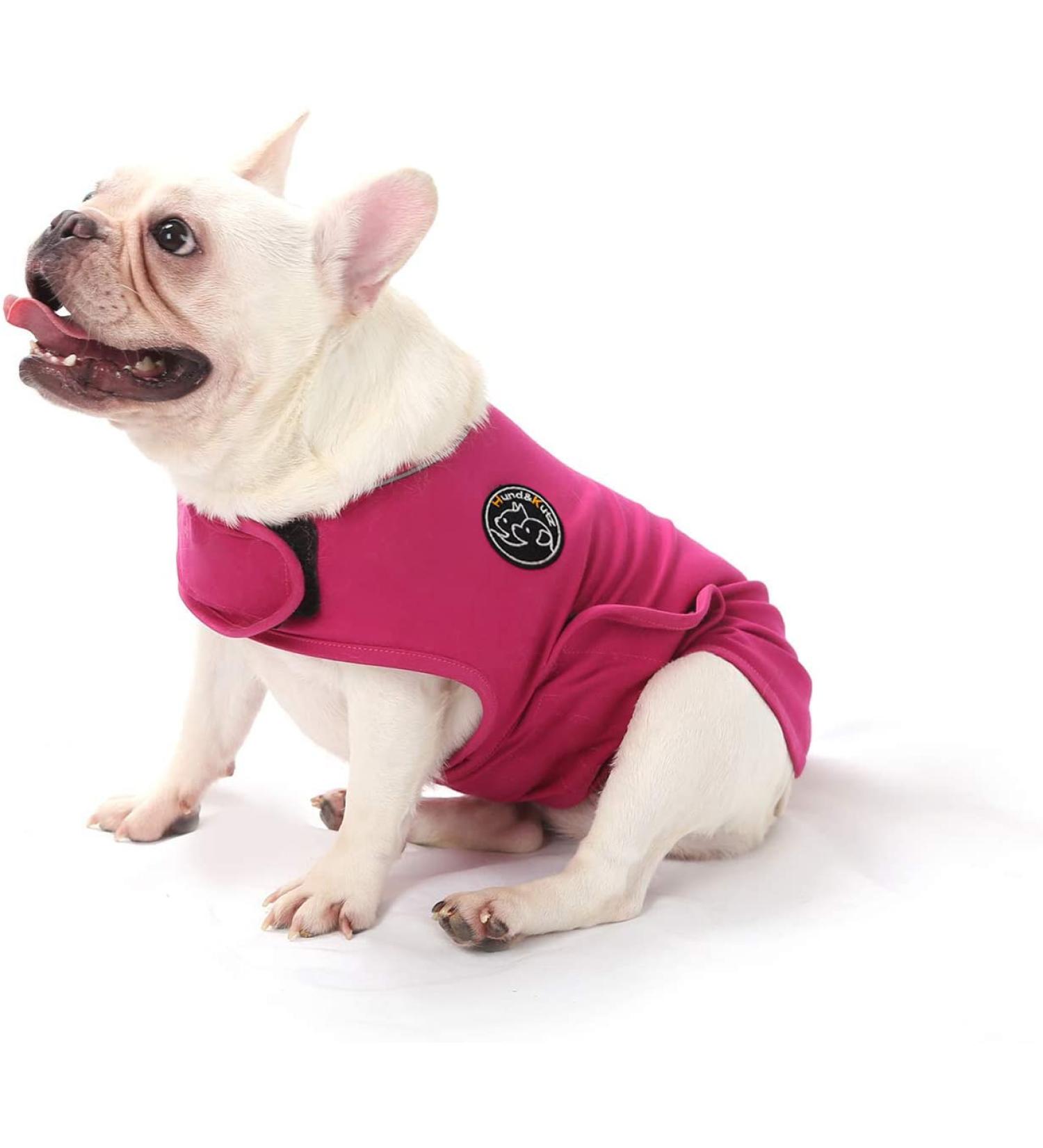 Mint Dog Coat for Anxiety Relief - Lightweight Wrap Around for Small Dogs - Rose Red - Buy Online on GoSupps.com