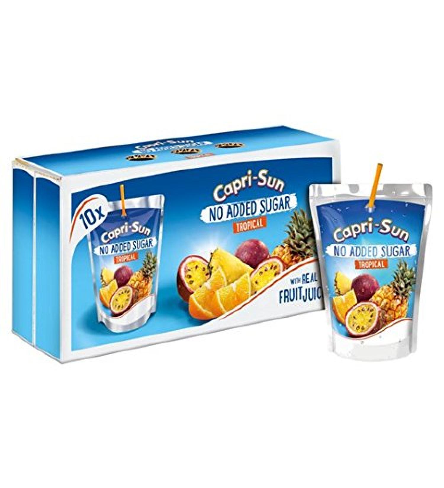 Capri-Sun Capri-Sun Tropical No added sugar 10 x 200 ml