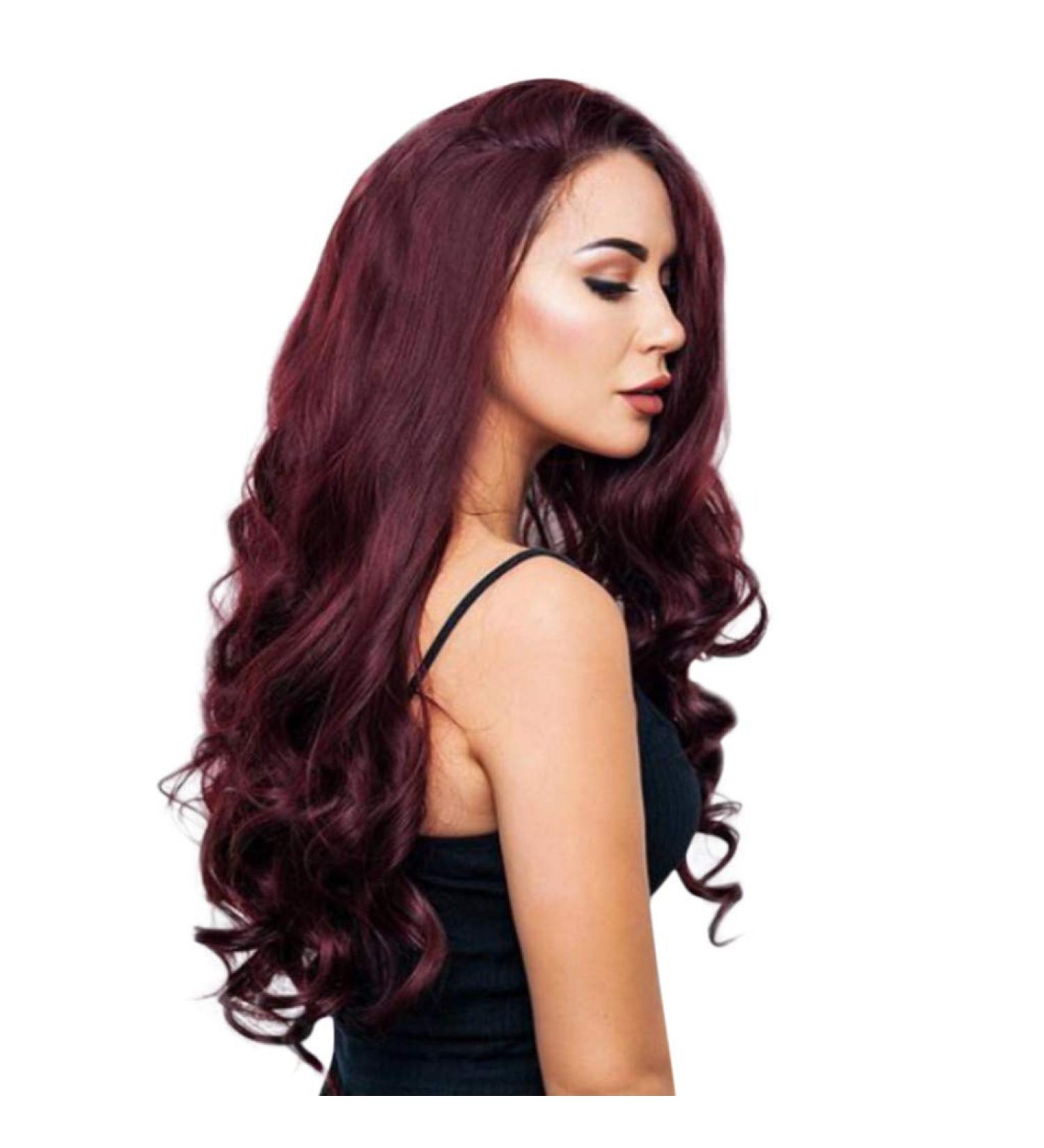 Ansenesna Red Curly Long Wig for Women - Ombre Long Hair Wig - Perfect for All Occasions - Buy Online on GoSupps.com