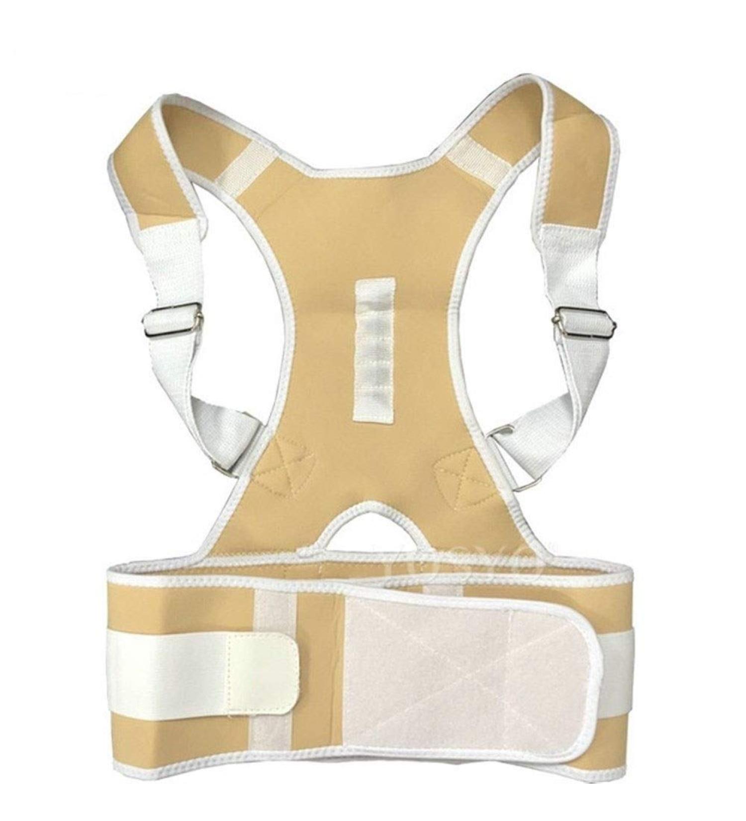 Adjustable Back Posture Corrector Magnetic Therapy Posture Corrector Brace Shoulder Back Brace Support Belt - Buy Online on GoSupps.com