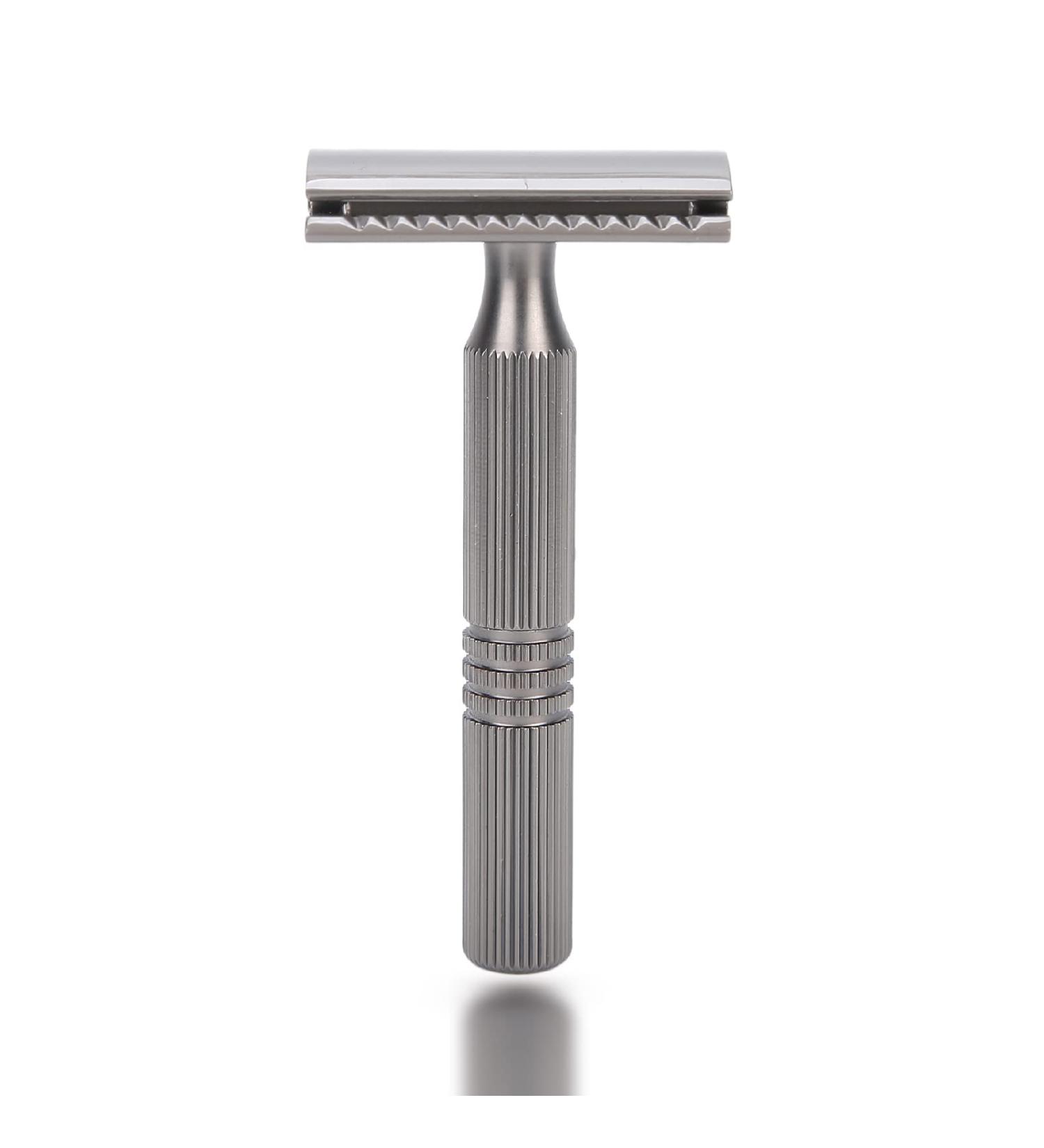 Professional Men's Razor - Long-Lasting Alloy Retro Shaver | Portable Blade-Free Double Edge Safety Razor for Home & Barber Shop - Buy Online on GoSupps.com