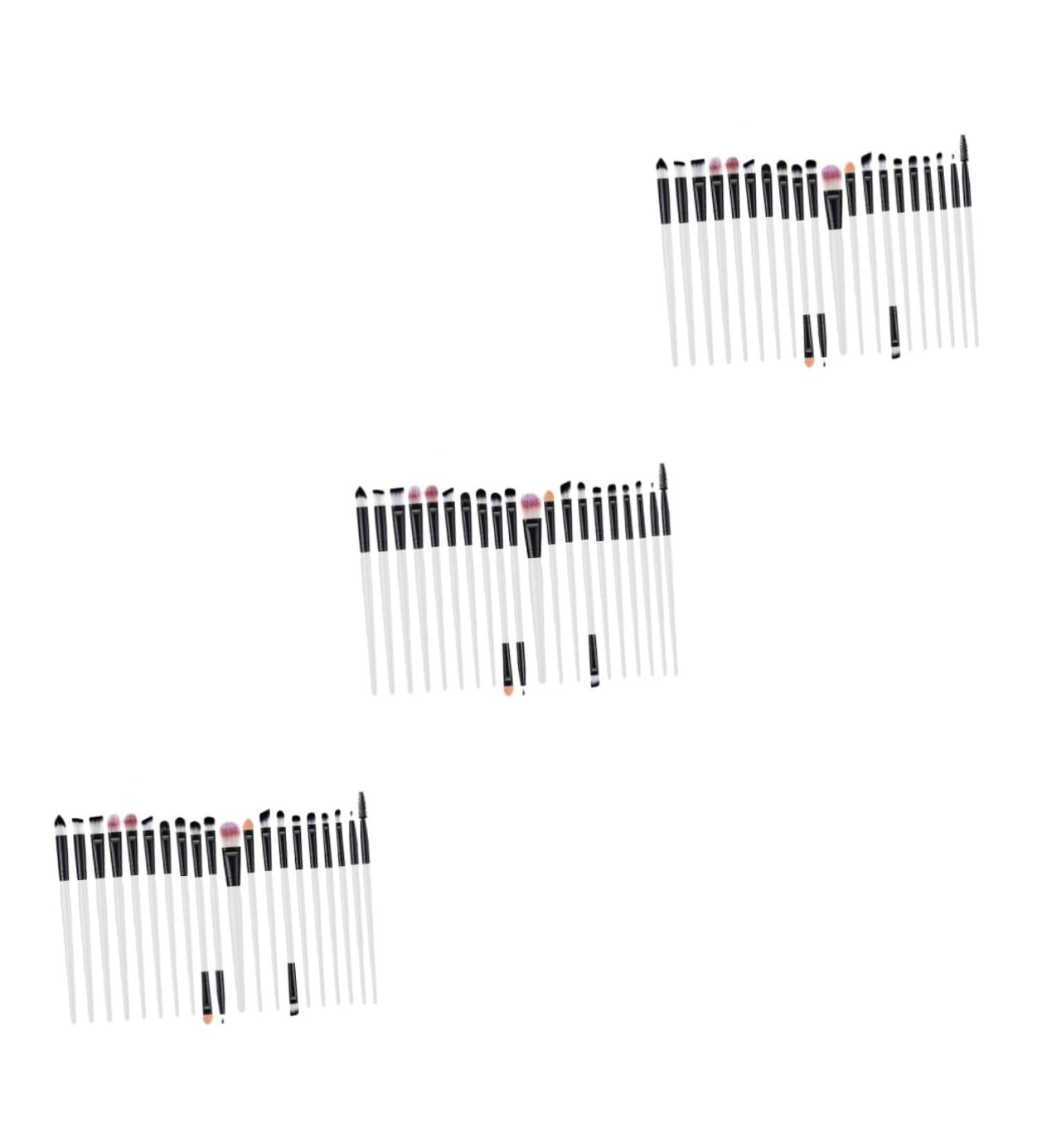 Shop Housoutil 60 Pcs Eyeshadow & Eyelash Brush Kit - Portable Makeup Accessories for Women | International Shipping - Buy Online on GoSupps.com