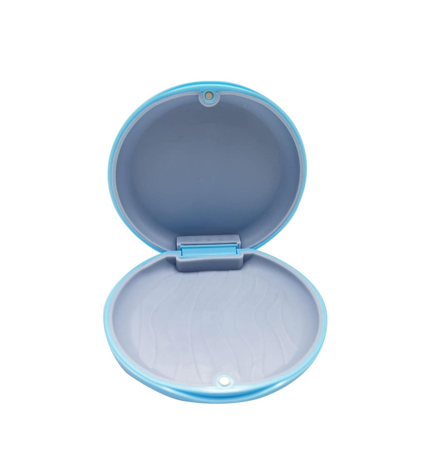 EvaGO Light Blue Retainer Case | Orthodontic Braces Box for Easy Storage & Travel - Durable & Stylish - Buy Online on GoSupps.com