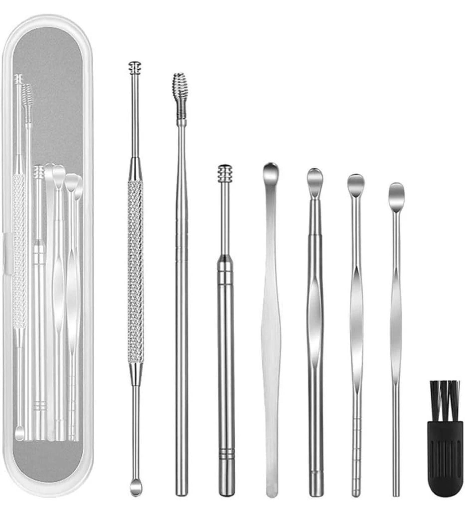 10 Pcs Ear Wax Cleaning Tool and Remover Cleaning Kit Includes Cotton Swabs (zp-2) Yellow-1 - Buy Online on GoSupps.com
