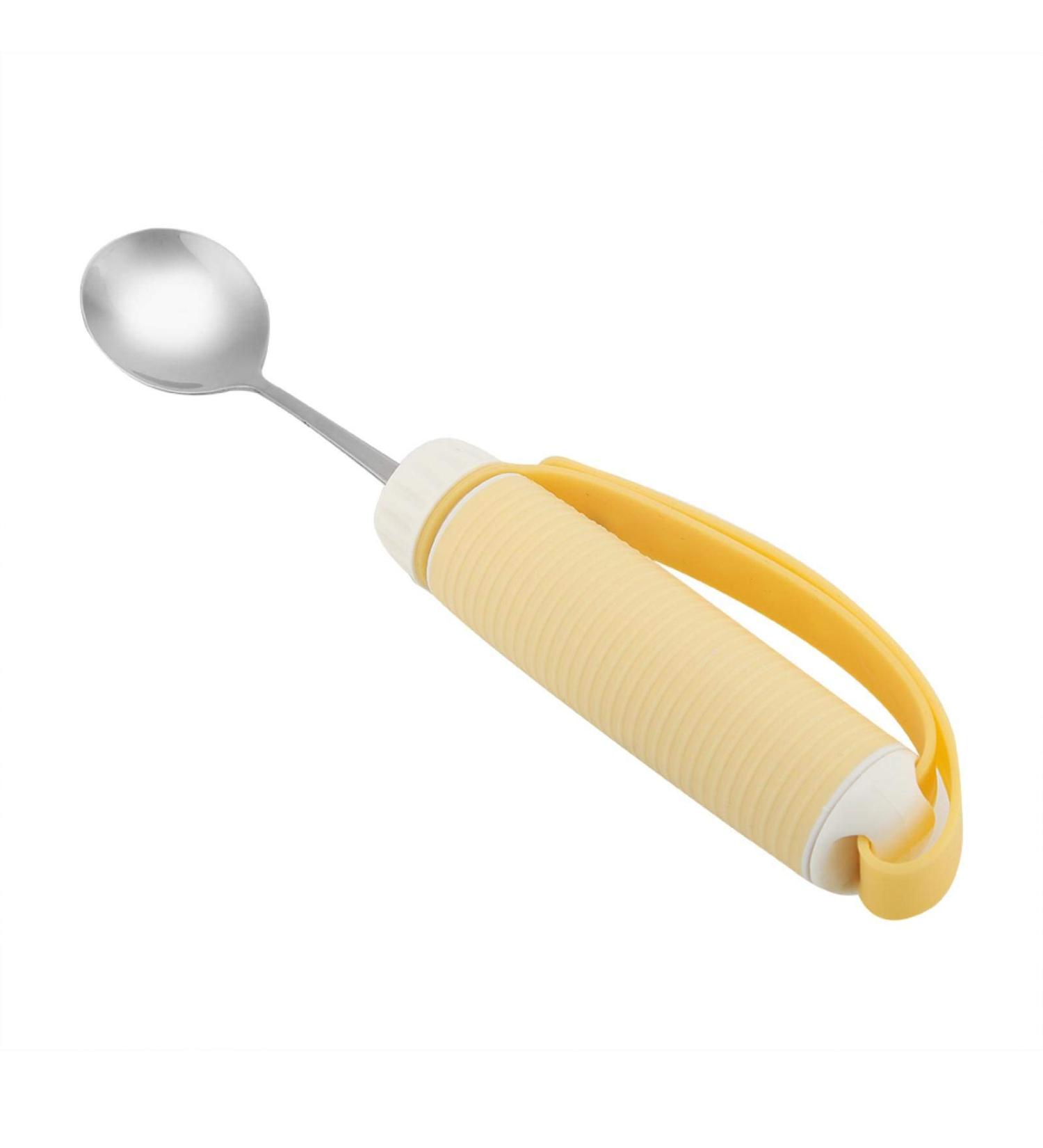EVTSCAN Adaptive Utensils Disabled Patient Arthritis Elderly Kitchen Utensil Fork Or Spoon Removable Flexible Rotating Eating Tablewares (Spoon) - Buy Online on GoSupps.com