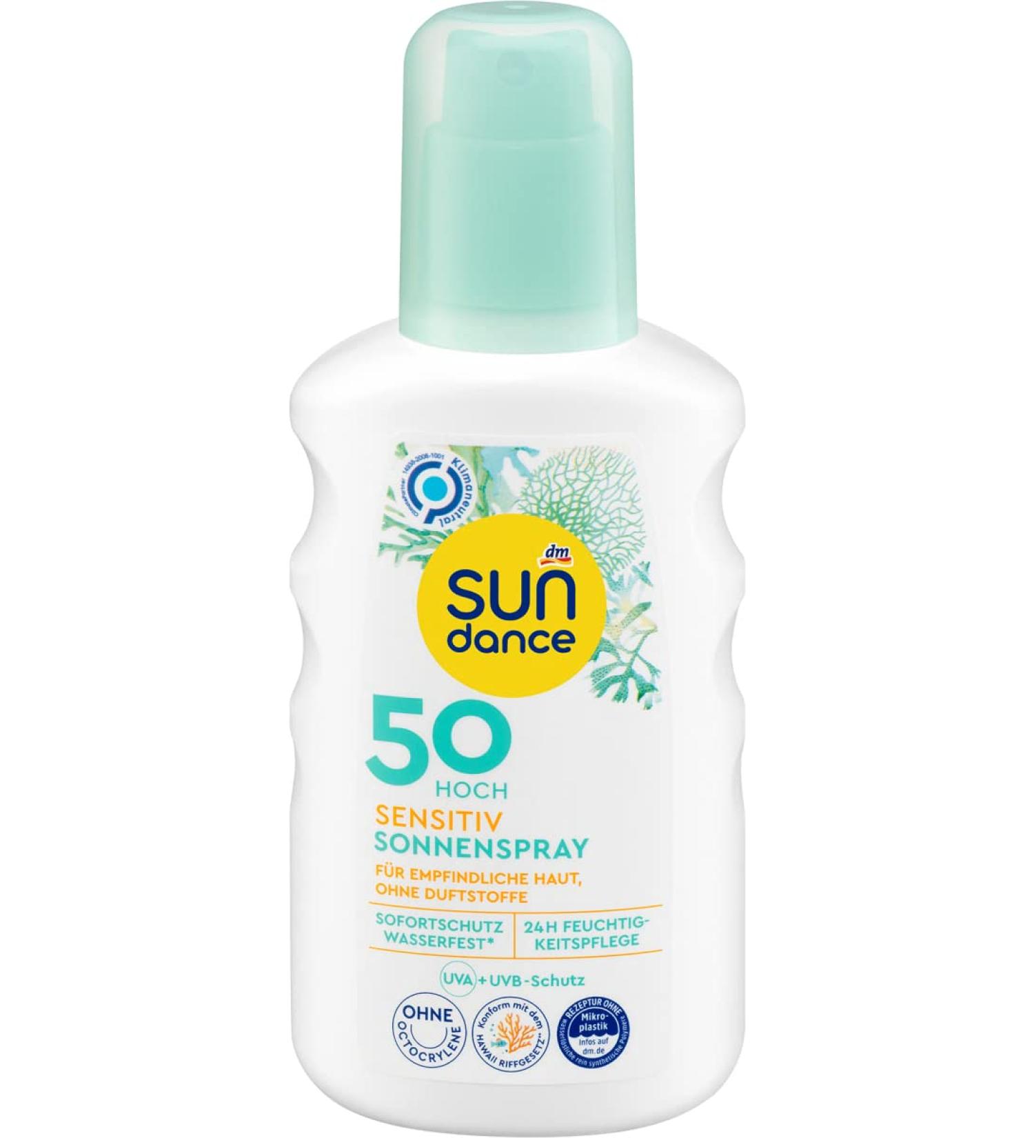 SUNDANCE Sun Spray Sensitive SPF 50 - 200ml | Best Protection for Sensitive Skin | International Shipping Available - Buy Online on GoSupps.com