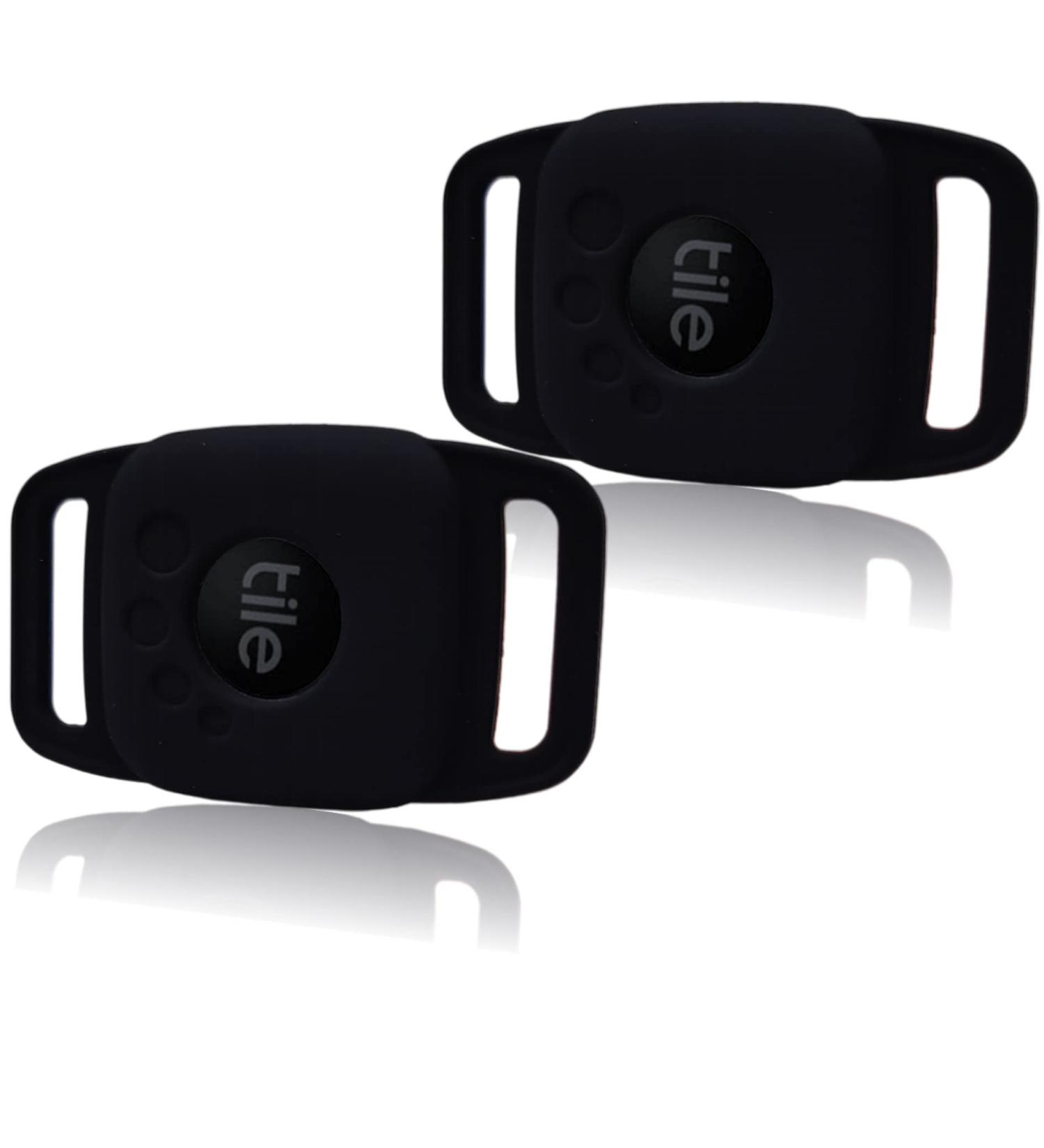 2 Packs Silicone Case for Tile Mate 2022 for Pets Dog cat Cover Accessories Compatible for Tracker Anti-Scratch Sturdy Secure Lightweight Holder Protect Finder tag for Dog Collar Kids (Black) 2 Pack case - Buy Online on GoSupps.com