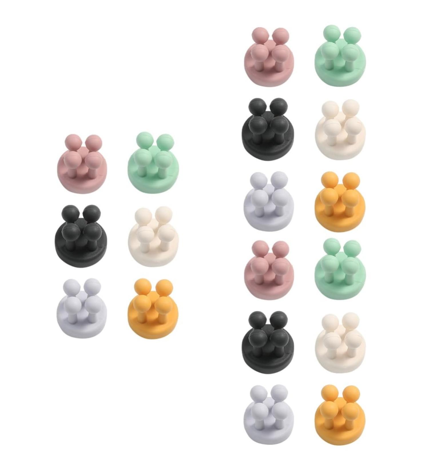 Buy Cabilock 18 Pack Self-Adhesive Shower Hooks - Best Razor Holder for Bathroom & Office Durable & Stylish - Buy Online on GoSupps.com