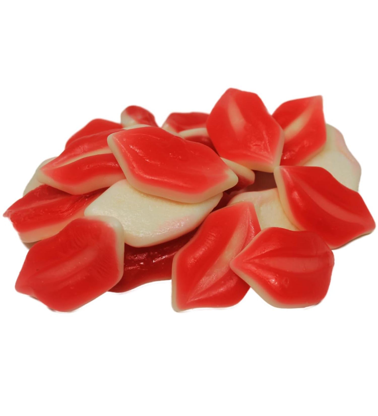  Fruchtgummi B ren & Co. Sweet red fruit gum with a sweet peach flavor 175g - Buy Online on GoSupps.com