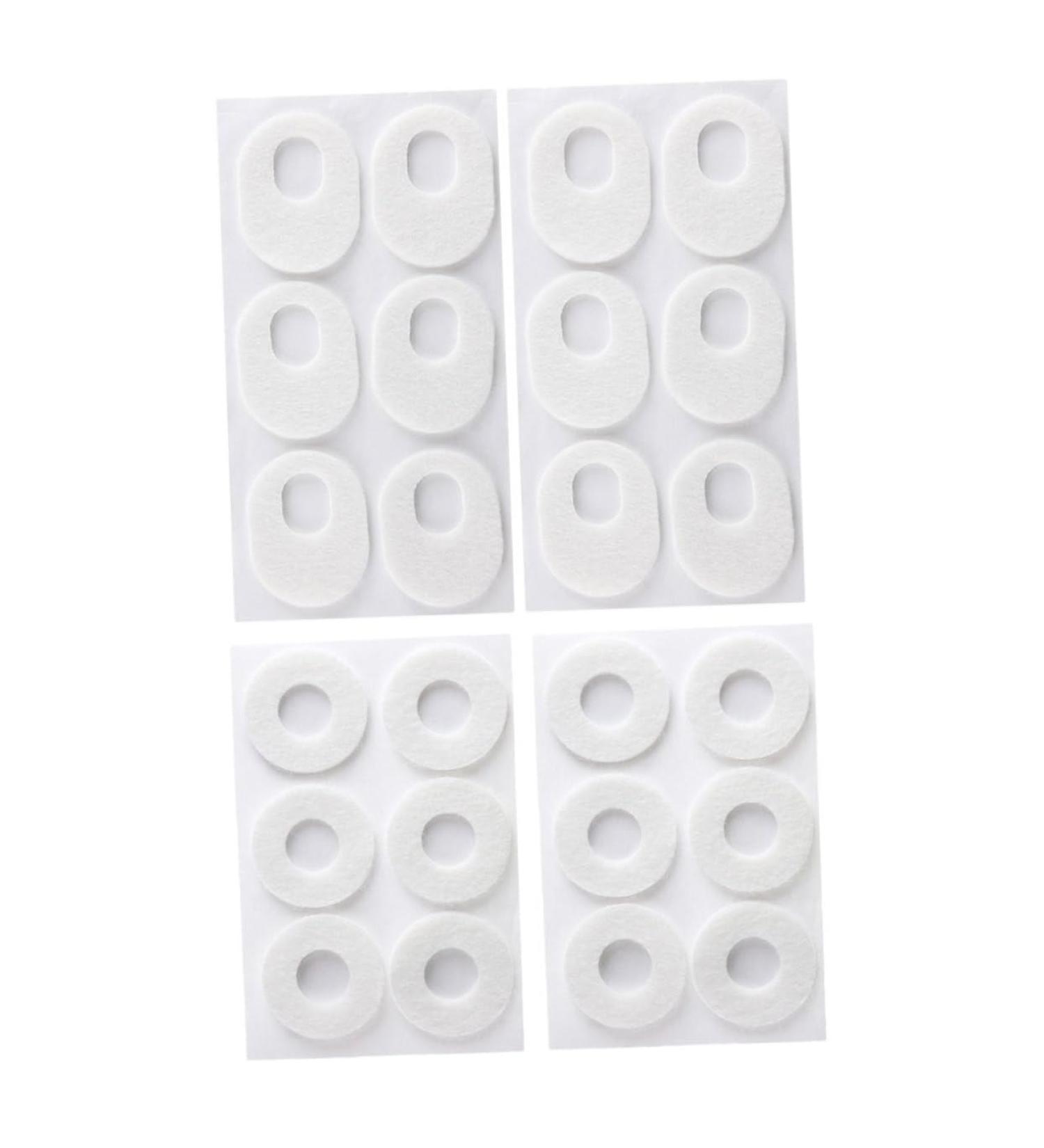 Gatuida 4 Sheets Corn Stickers Invisible Tape Foot Corn Pads Shoe Inserts Liners Anti Wear Heel Pads Soft Foam Cushions Adhesive Heel Protector Foot Care Pads Felt Feet Food Mat White - Buy Online on GoSupps.com