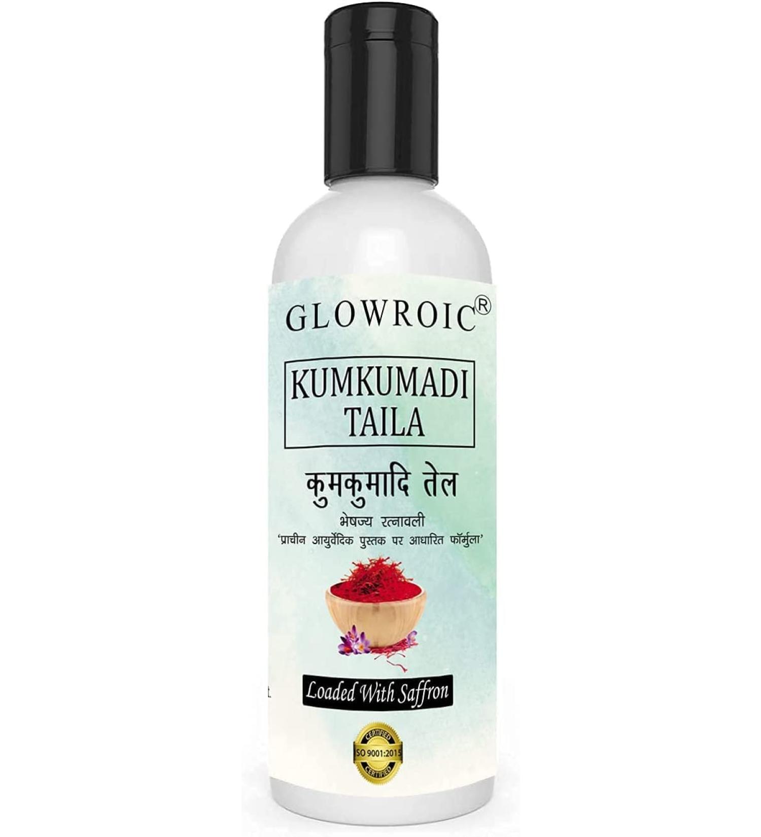 BED GLOWROIC Kumkumadi Taila 50 ml (oil) "with saffron"