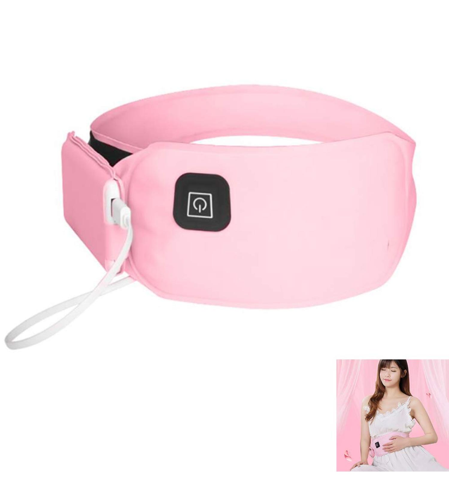 Bosuge Back Warmth Belt - Portable USB Hip Belt with Infrared Therapy for Menstrual Pain Relief | Adjustable Heat Wrap for Women - Buy Online on GoSupps.com
