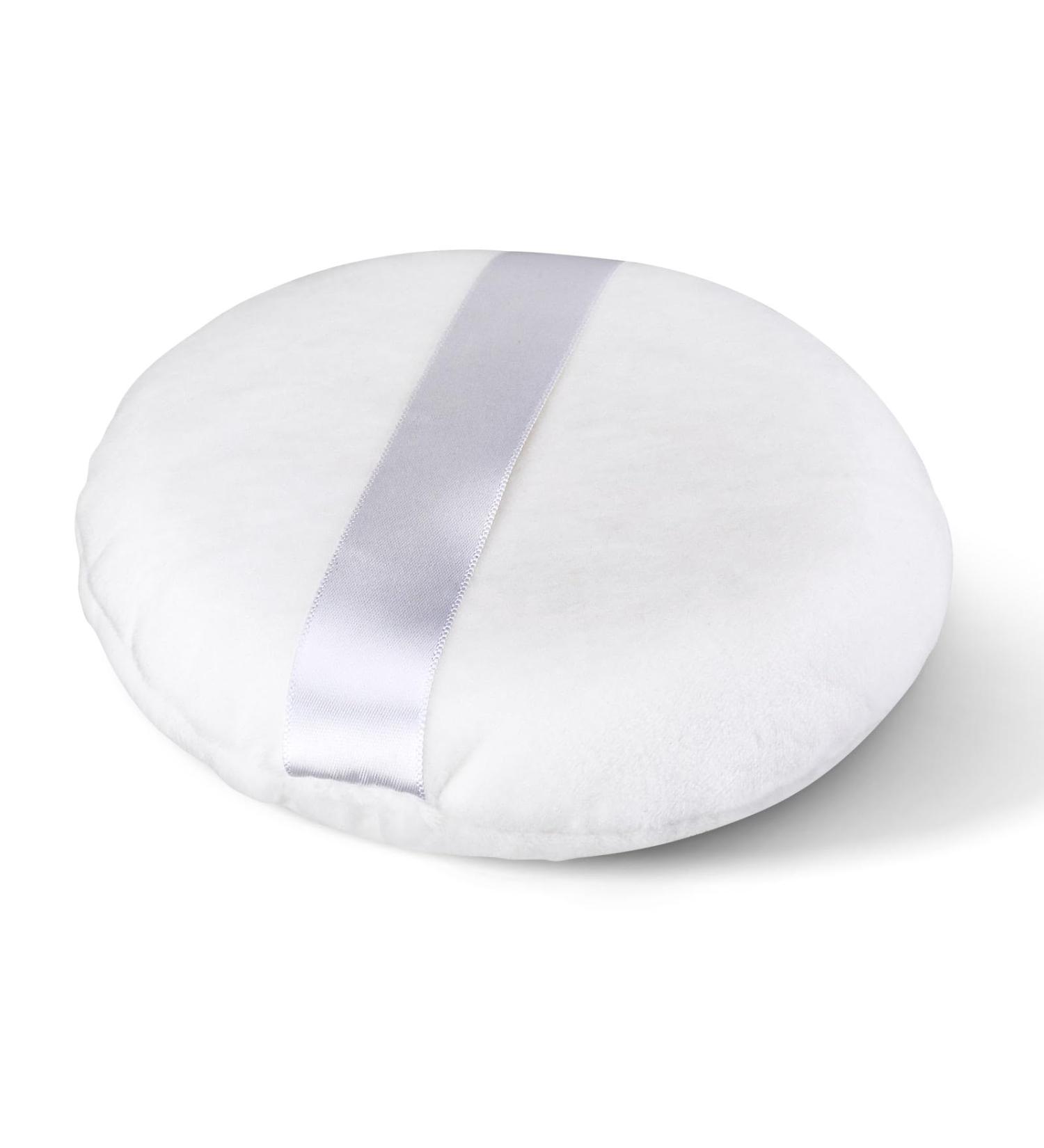 Sibba Large Loose Powder Puff - Ultra Soft Washable Velour Makeup Tool for Face & Body - 5.12 Inch Reusable Powder Puff with Ribbon - Buy Online on GoSupps.com