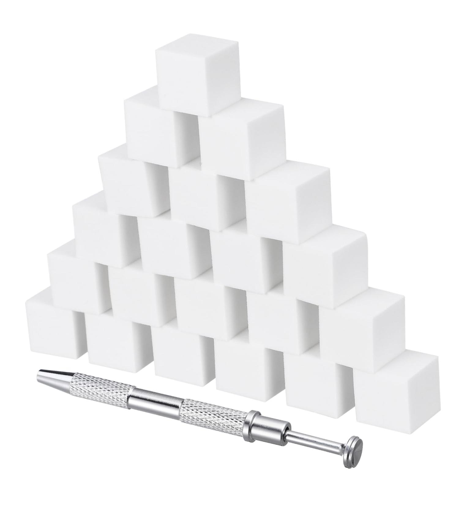 Buy Nail Sponge Claw Brushes Set - Gel Puffs Liner & Manicure Tools | Stainless Setting Powder Puff for Nail Art & Makeup - International Shipping - Buy Online on GoSupps.com